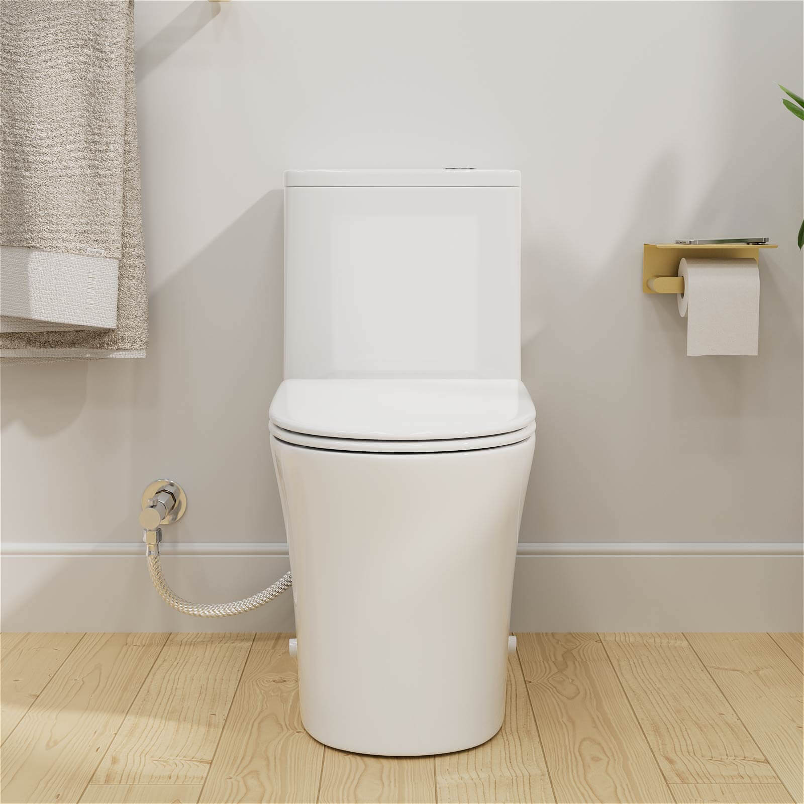 1.0/1.28 GPF Dual Flush EPA WaterSense Toilet – Save Water 20% - Image 4