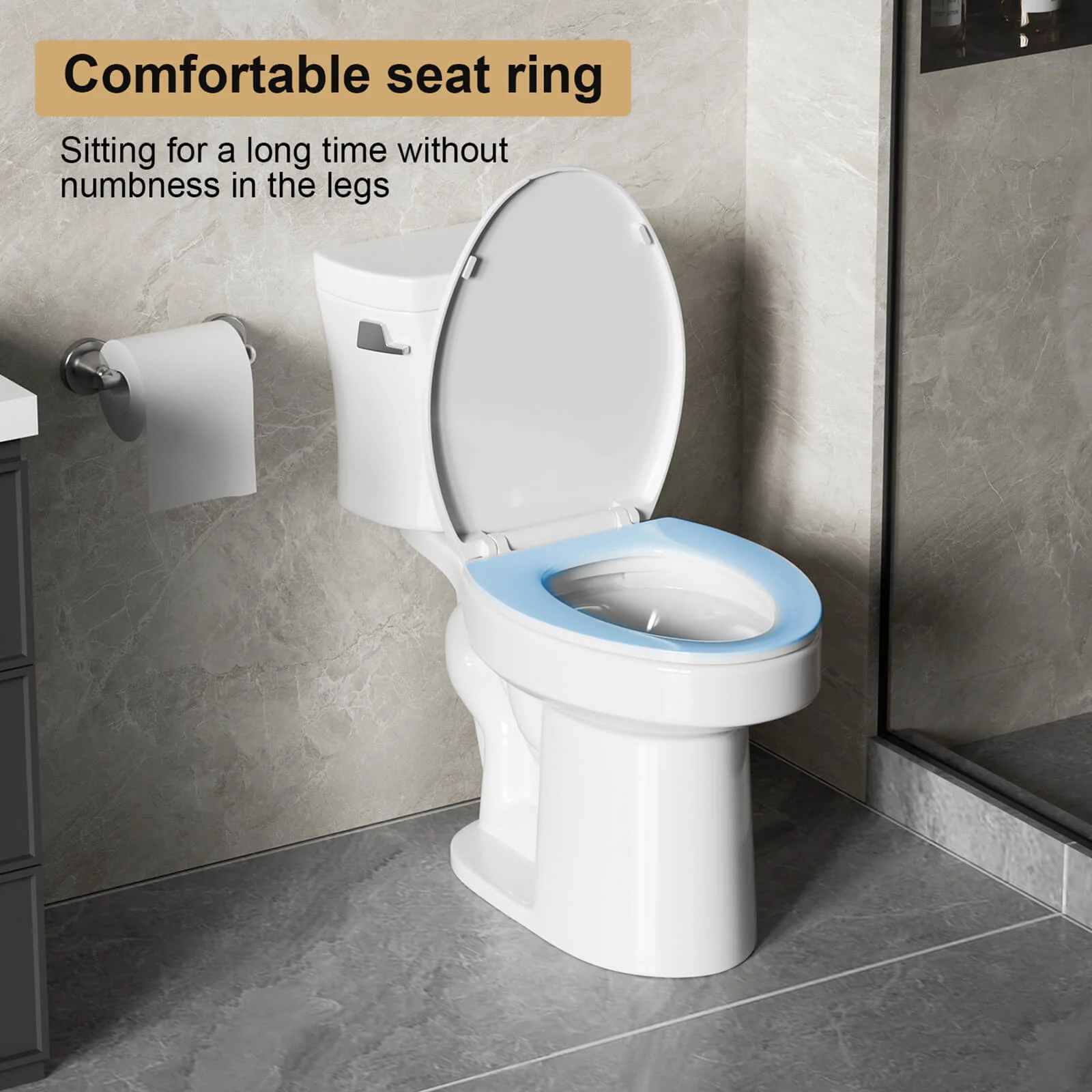 1.28 GPF Tornado Flush Two-Piece Toilet - Image 9