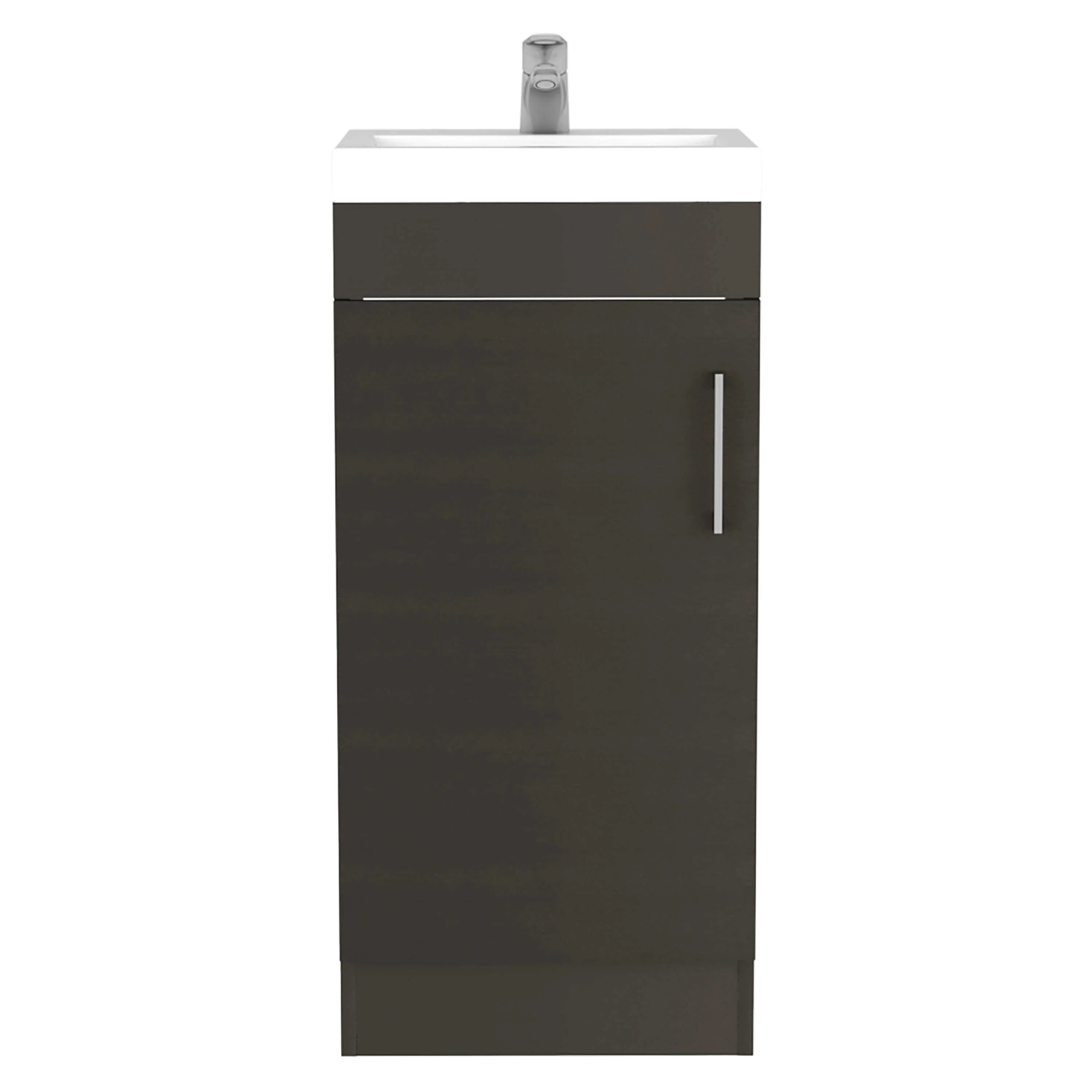 15'' Compact Particleboard Bathroom Vanity - Image 4