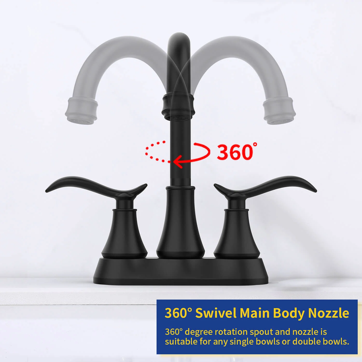 Giving Tree 2-Handle 4-Inch Bathroom Vanity Sink Faucet with Pop-up Drain - Image 16