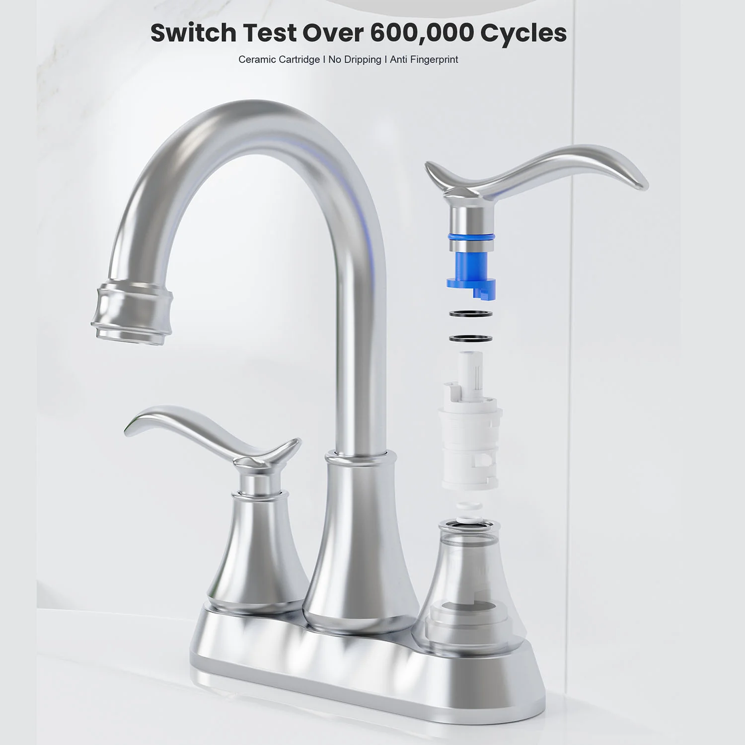 Giving Tree 2-Handle 4-Inch Bathroom Vanity Sink Faucet with Pop-up Drain - Image 22