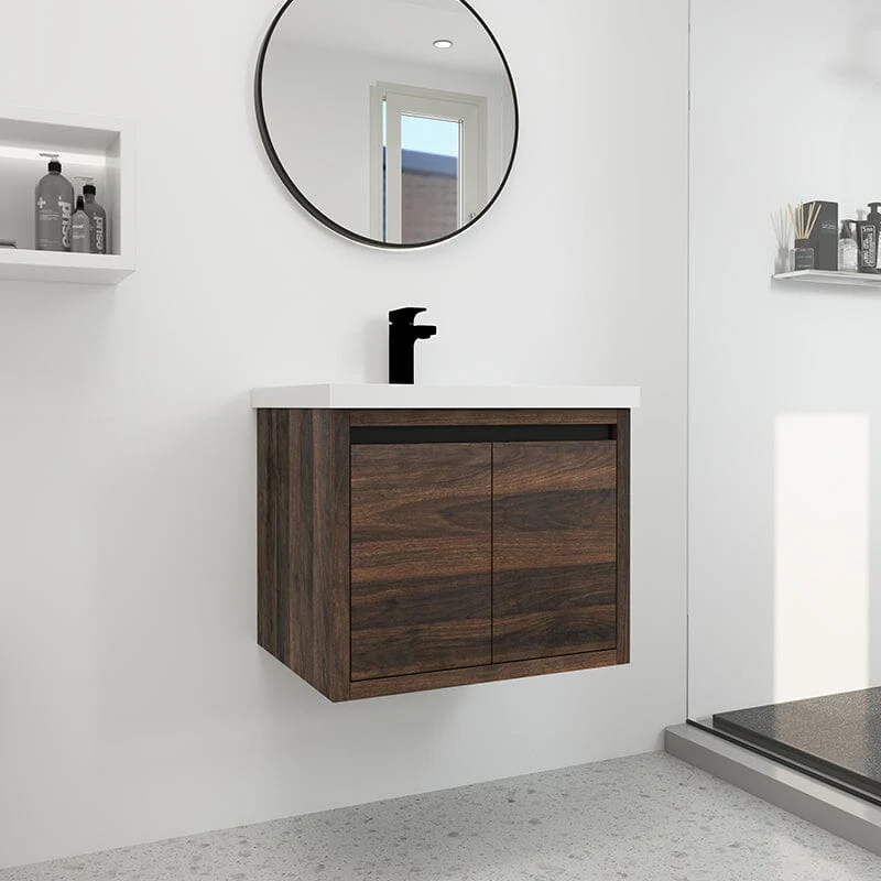 24 Inch Small Bathroom Vanity Cabinet With Sink Float Mounting Design - Image 18