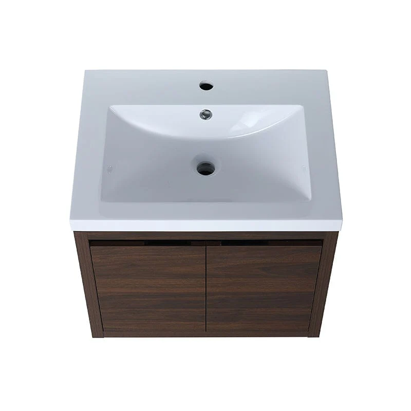 24 Inch Small Bathroom Vanity Cabinet With Sink Float Mounting Design - Image 28