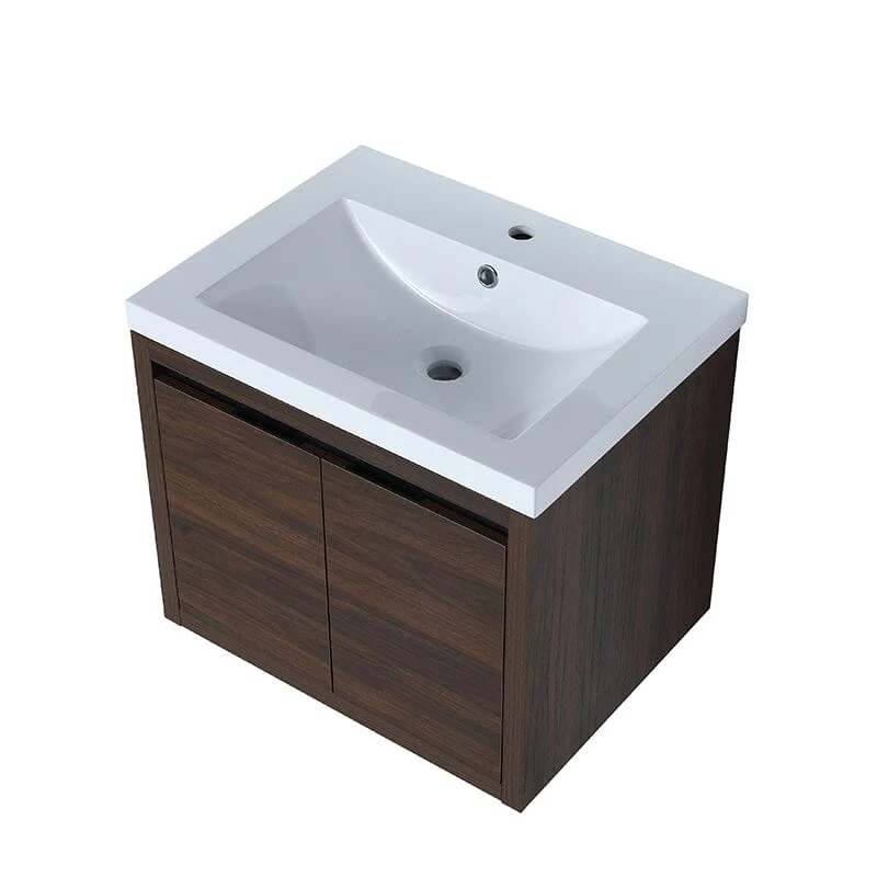 24 Inch Small Bathroom Vanity Cabinet With Sink Float Mounting Design - Image 29