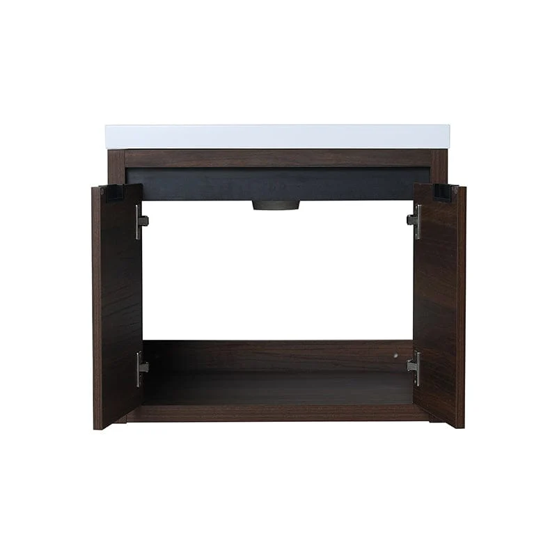 24 Inch Small Bathroom Vanity Cabinet With Sink Float Mounting Design - Image 31