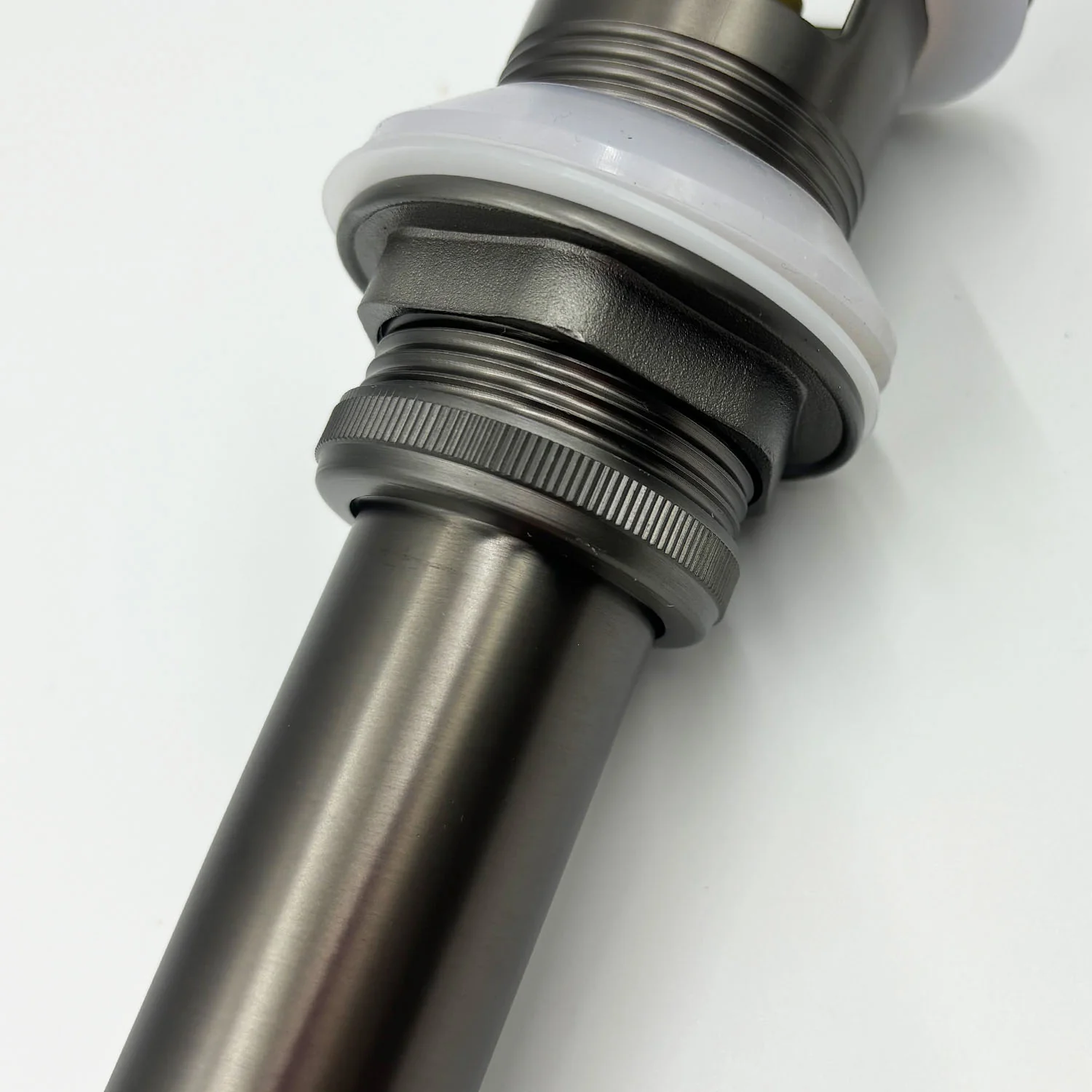 2PCS Gunmetal Bathroom Sink Pop Up Drain with Overflow - Image 4