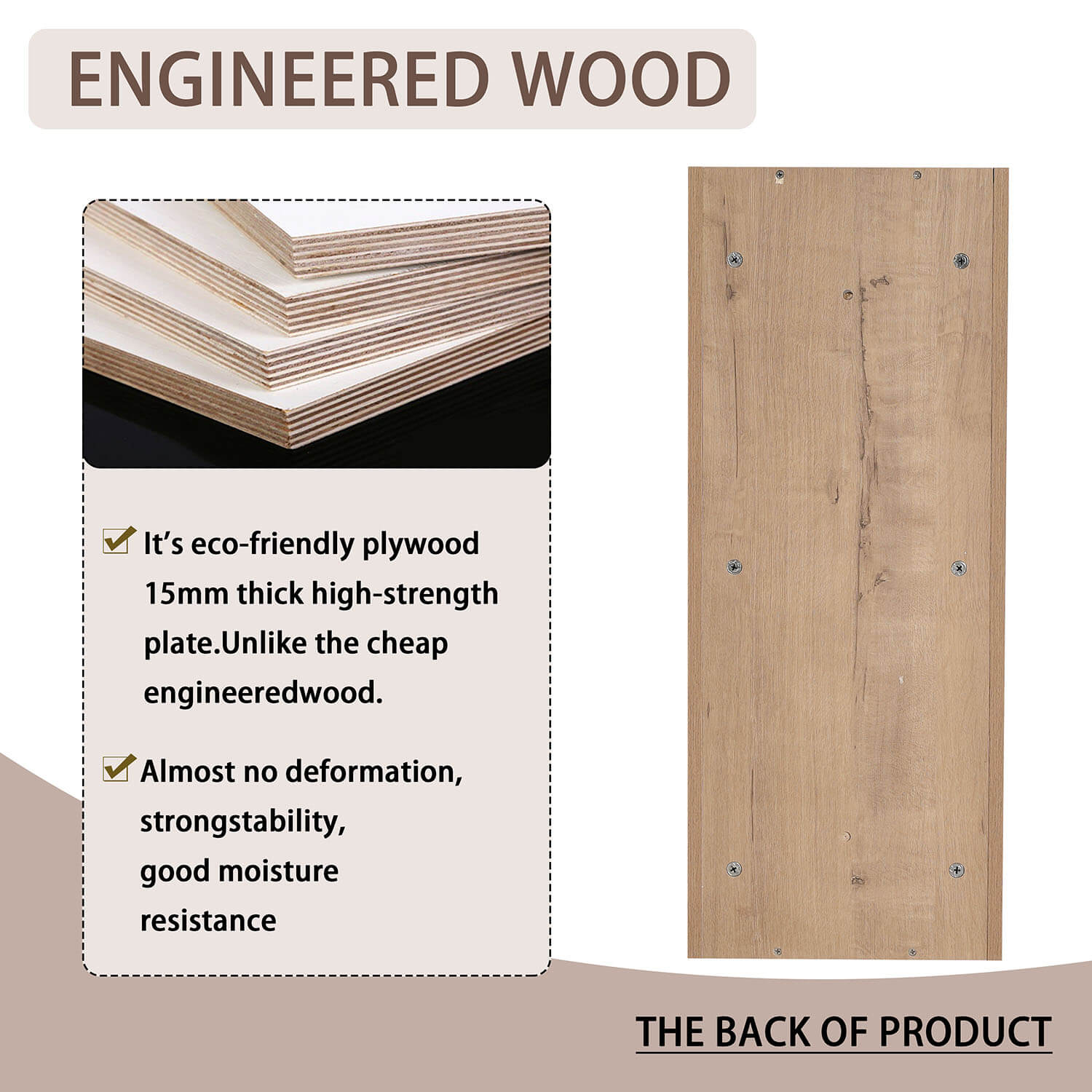 30" Floating Vanity with Marble-Veined Ceramic Sink and 12" Wall Storage Cabinet - Image 11