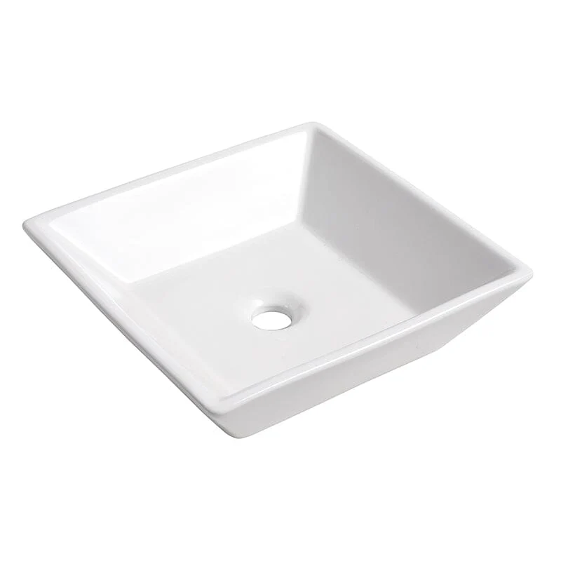 30'' Modern Design Floating Bathroom Vanity Sintered Stone Top Square Ceramic Sink - Image 7