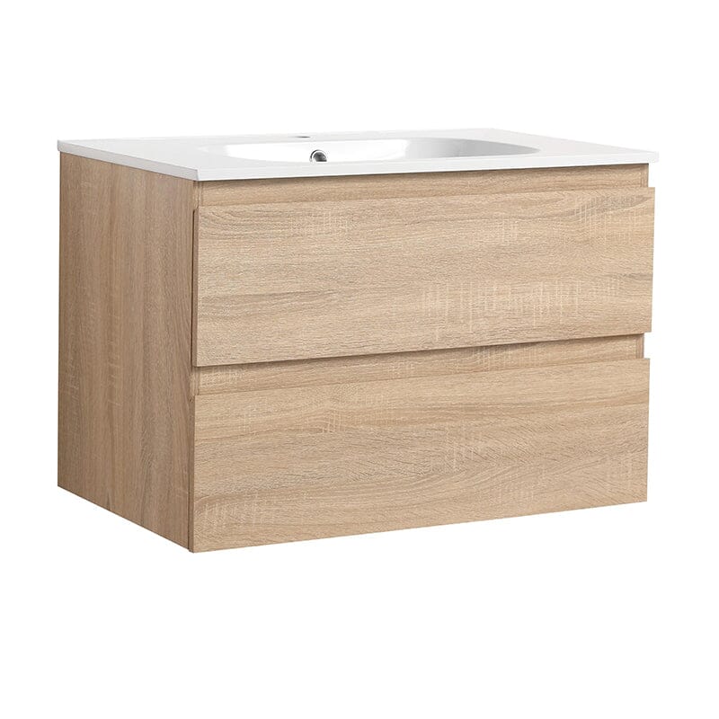 30'' Modern Floating Bathroom Vanity Single Ceramic Sink with Drawers - Image 33