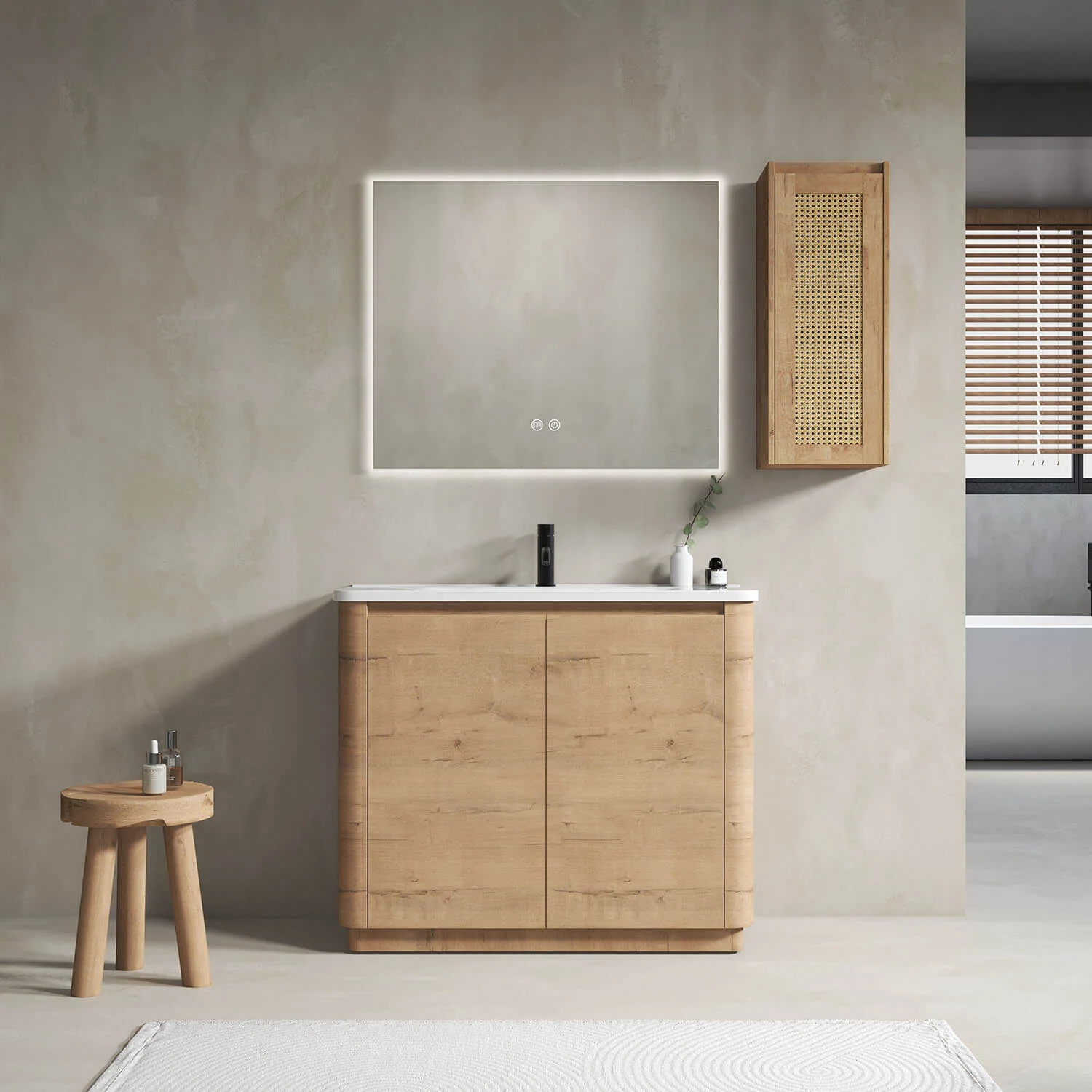 Bathroom Vanity with Ceramic Top