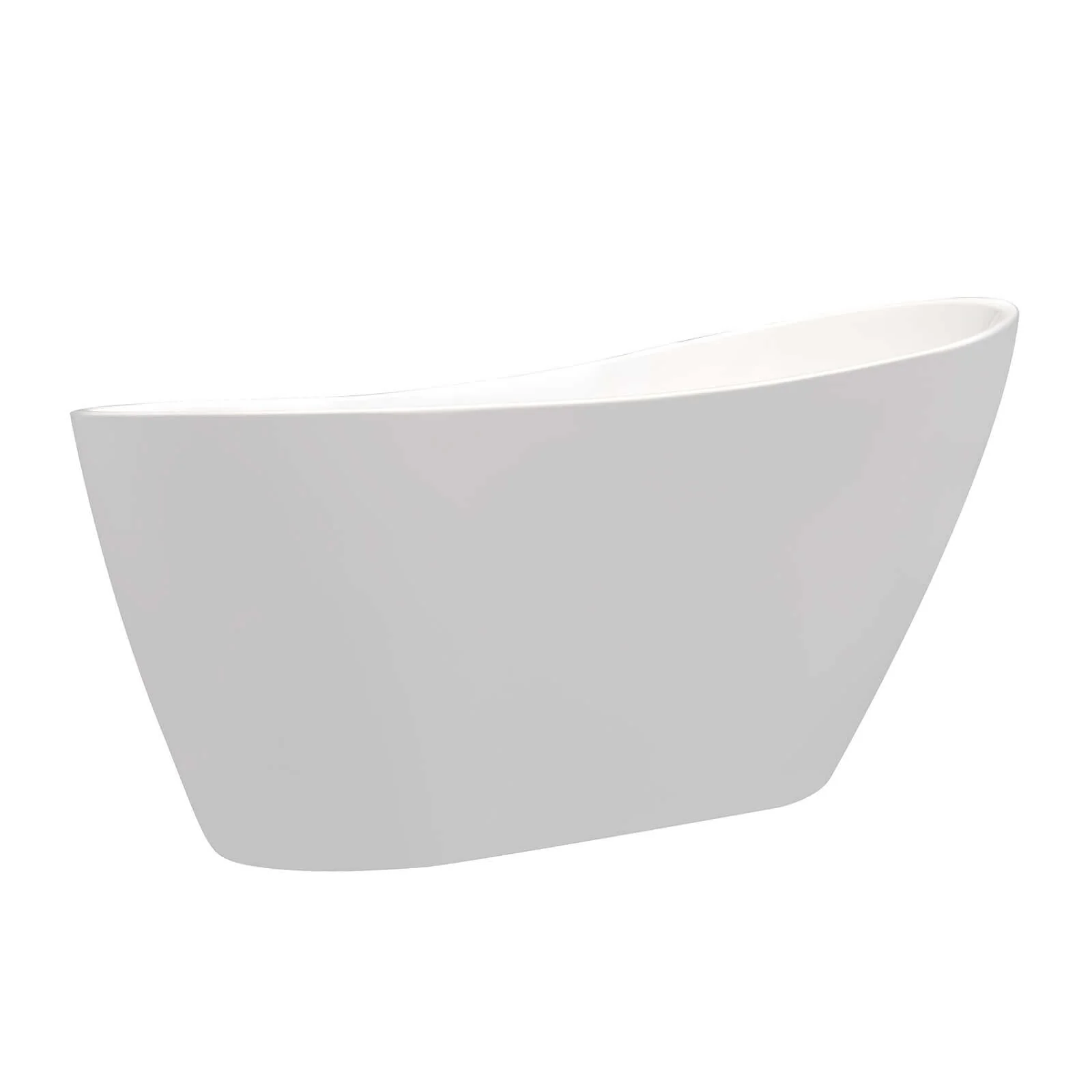 54" Acrylic Slipper Freestanding Bathtub - Image 4