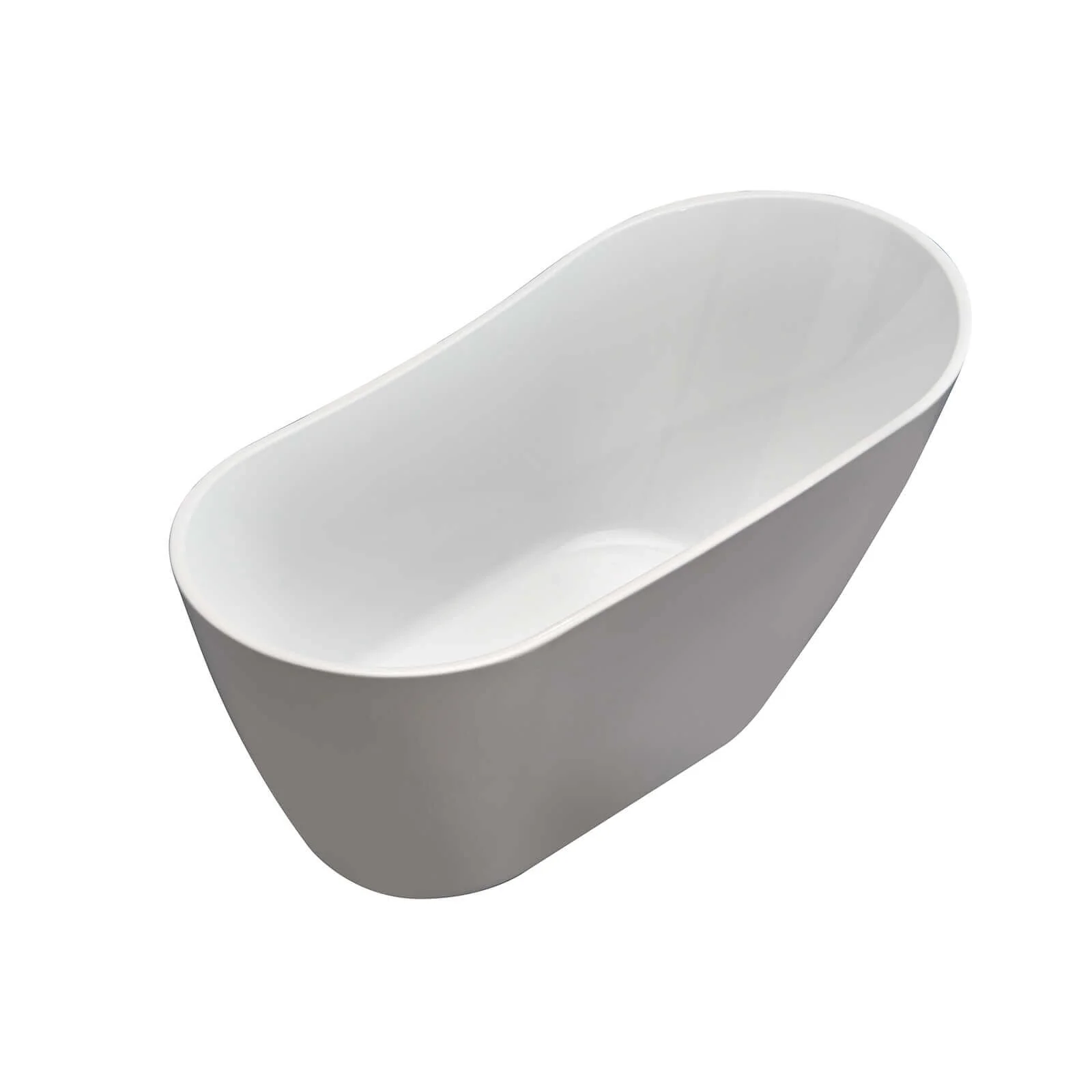 54" Acrylic Slipper Freestanding Bathtub - Image 5