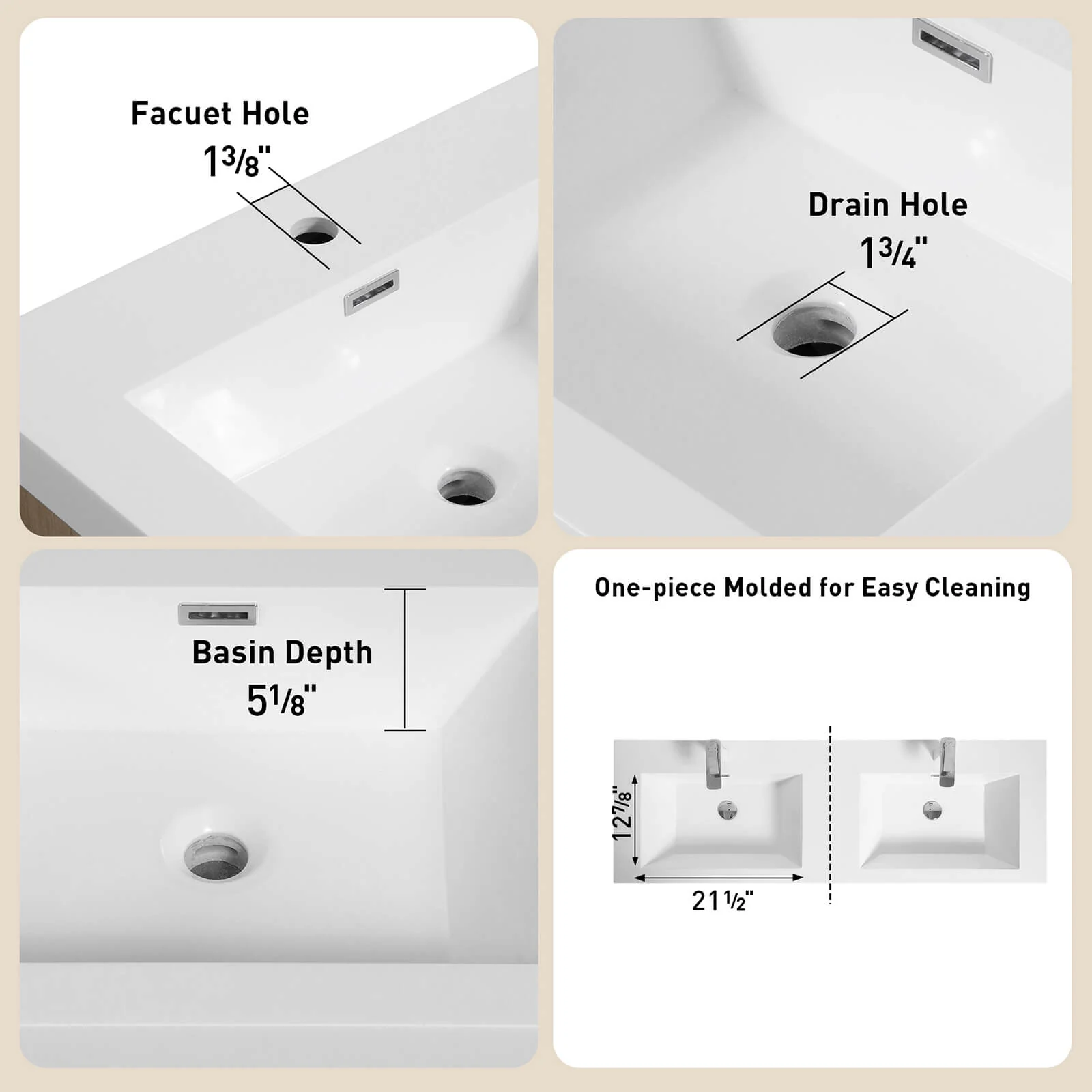 60" Luxurious Double-Sink Vanity with Gold Accent Design - Image 8