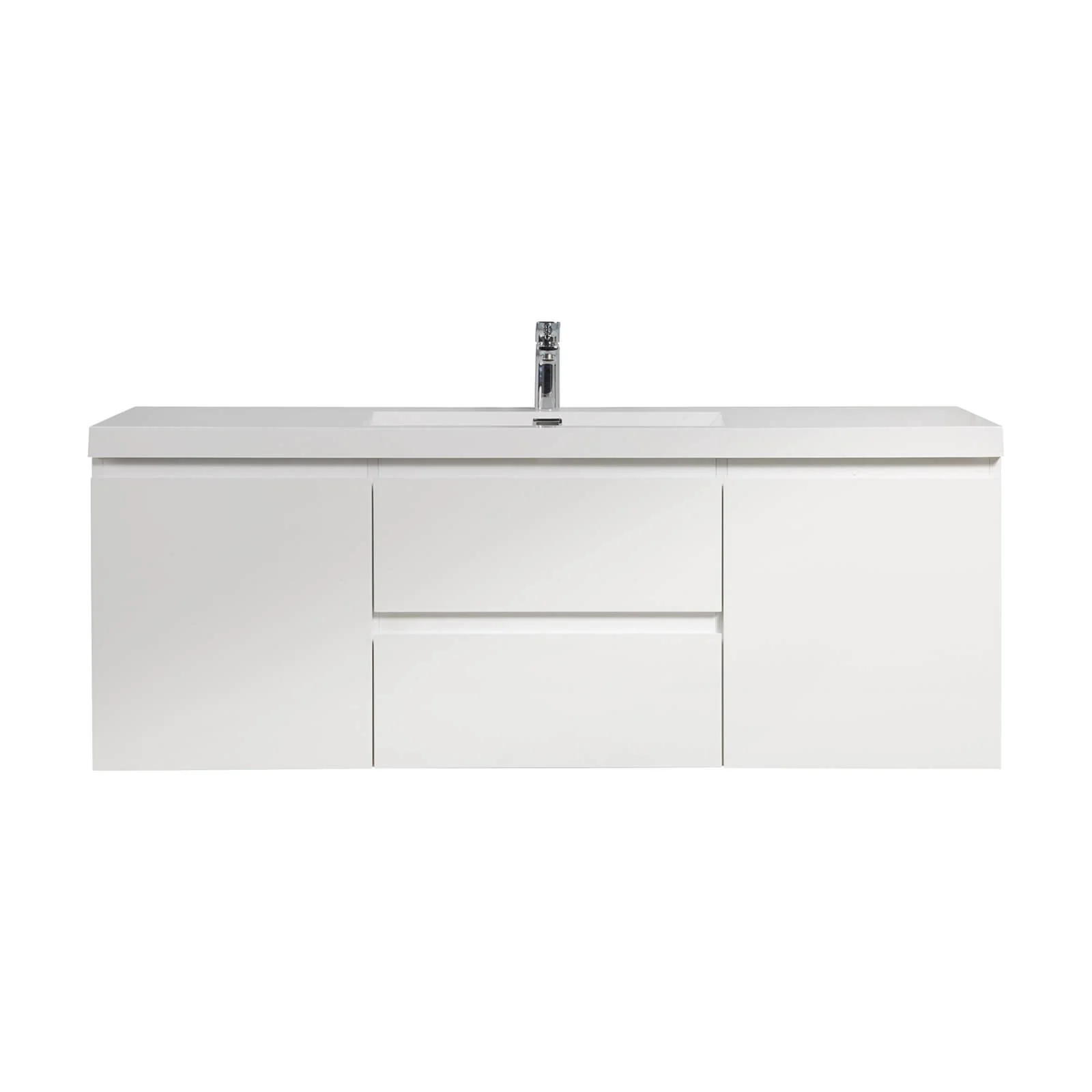 60" Single Sink Vanity Featuring a Spacious Countertop - Image 5