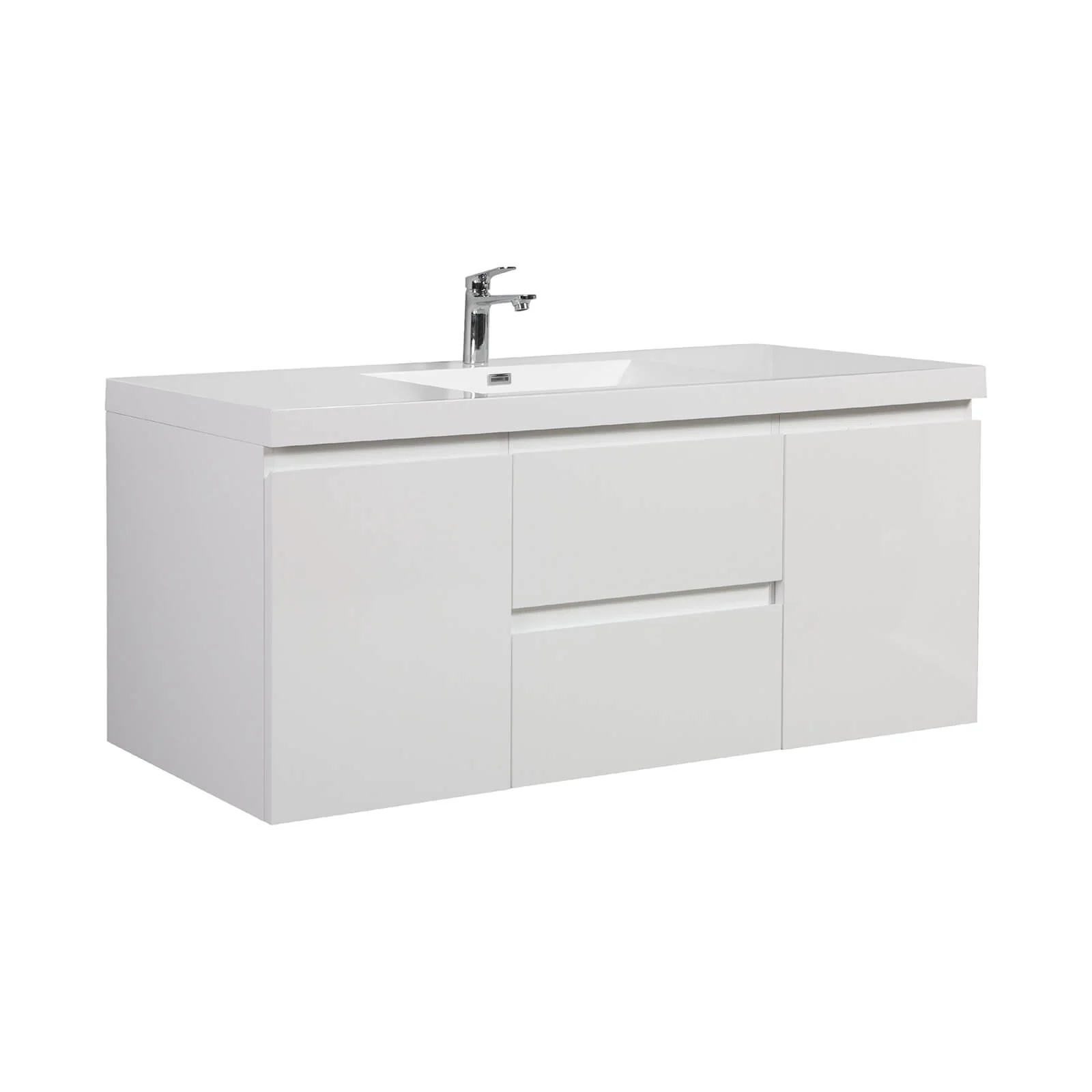 60" Single Sink Vanity Featuring a Spacious Countertop - Image 7