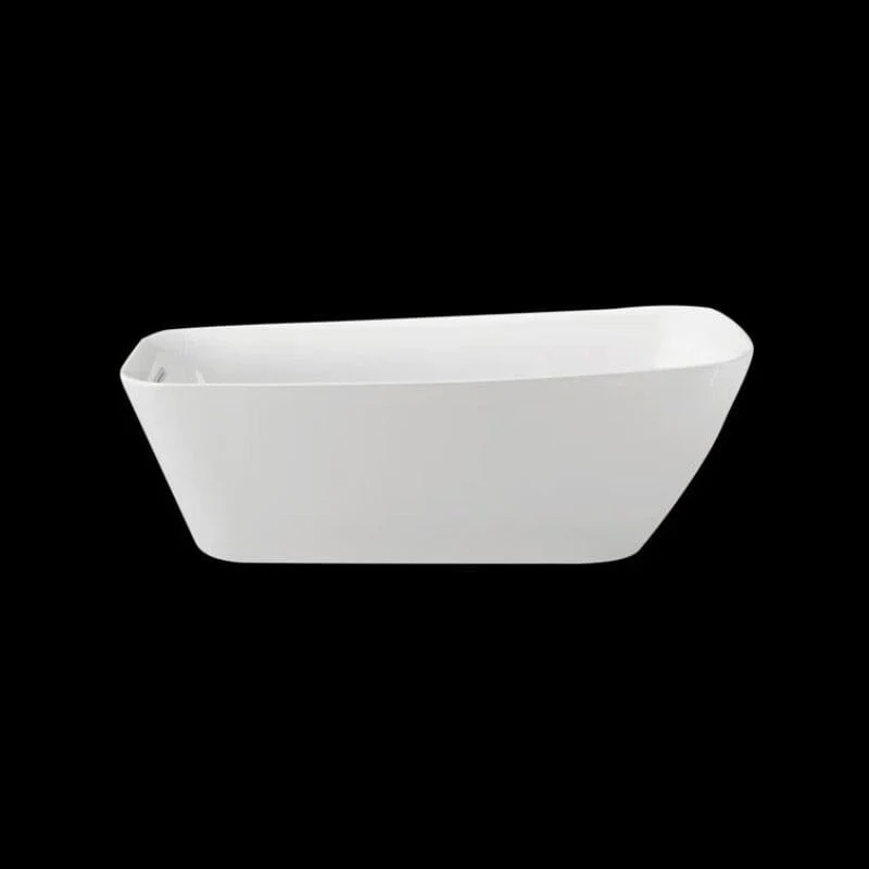 63" Acrylic Single Slipper Tub Freestanding Soaking Bathtub - Image 6
