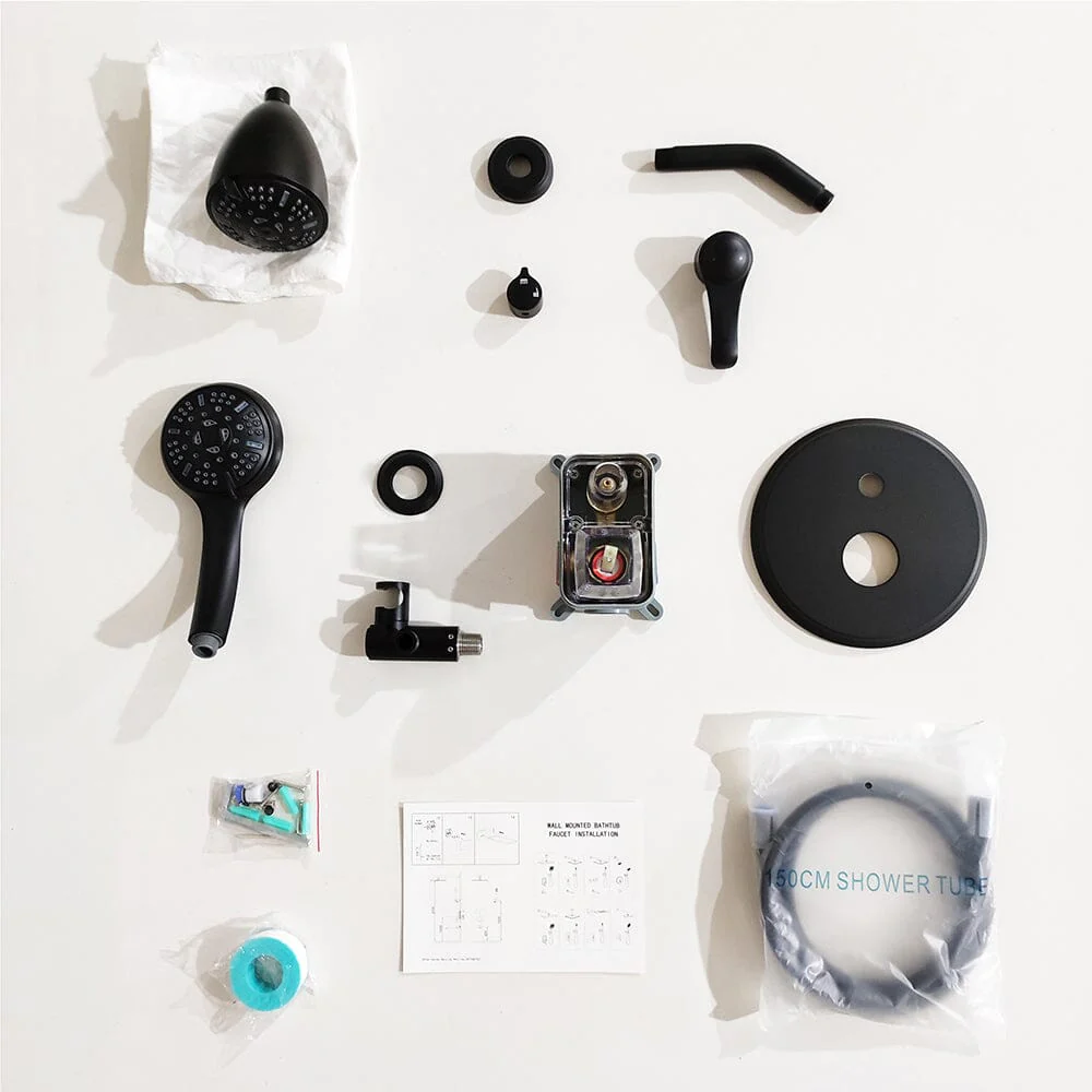 8 Spray Filtered Shower Head and Hand Shower for Small Bathroom - Image 15