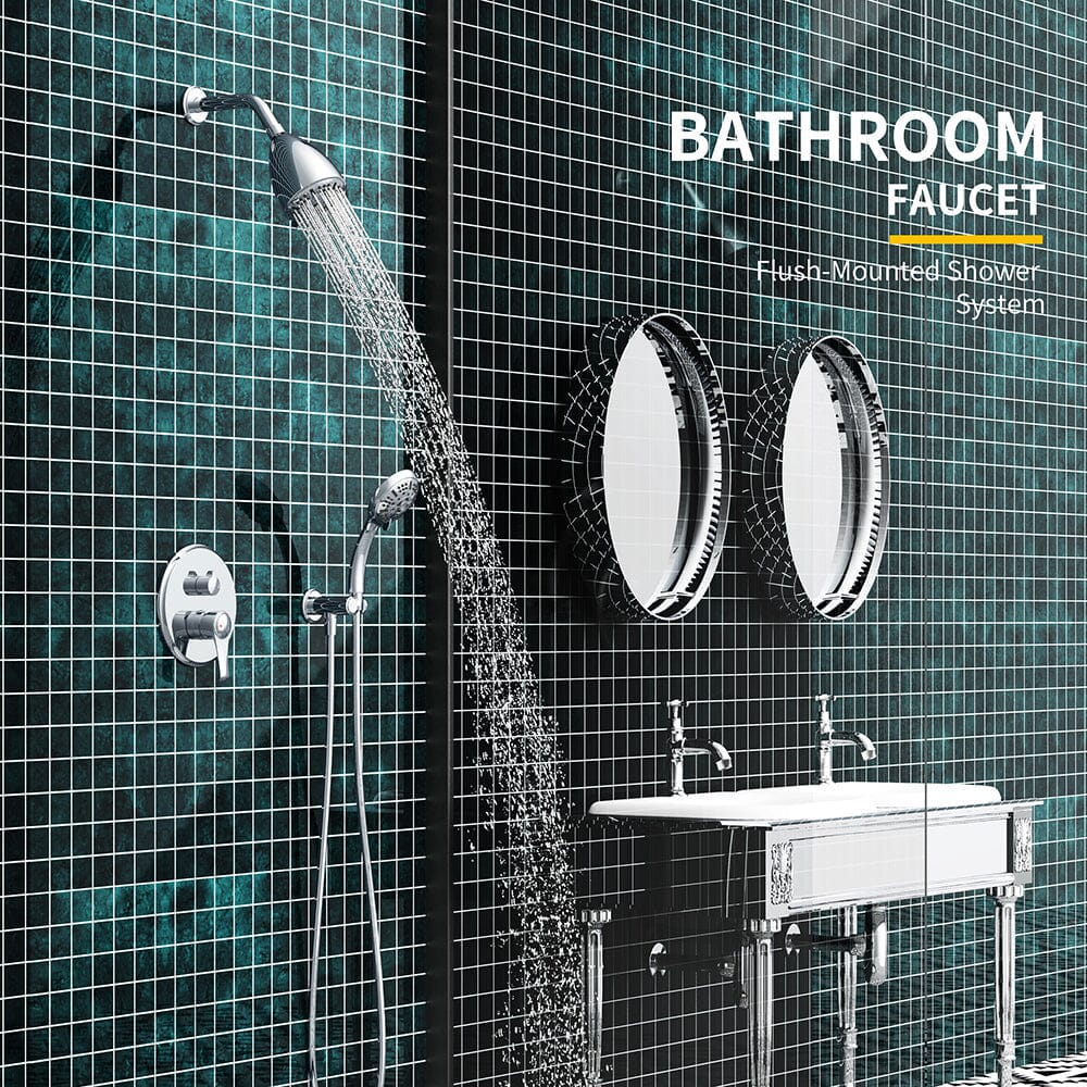 8 Spray Filtered Shower Head and Hand Shower for Small Bathroom - Image 38