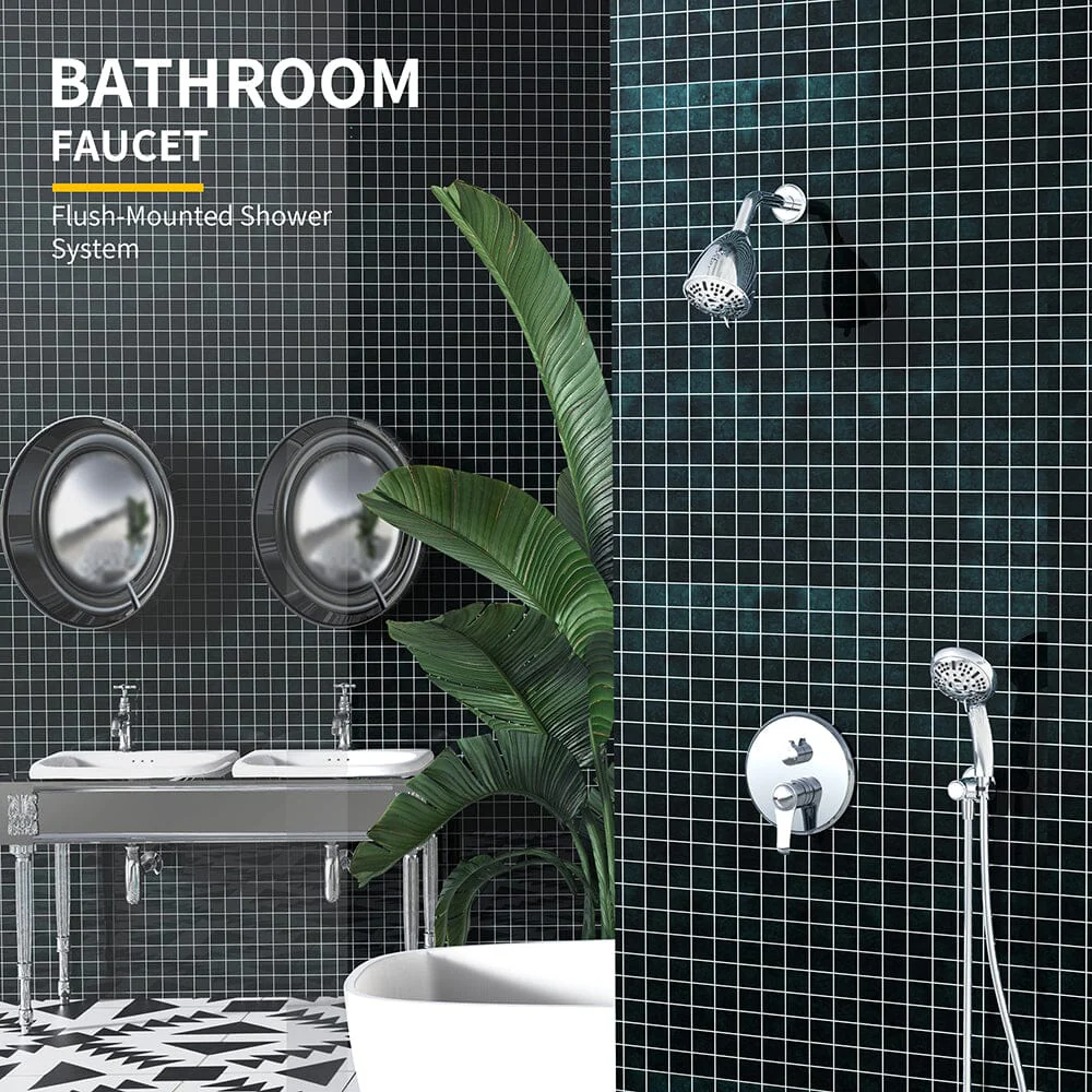 8 Spray Filtered Shower Head and Hand Shower for Small Bathroom - Image 39
