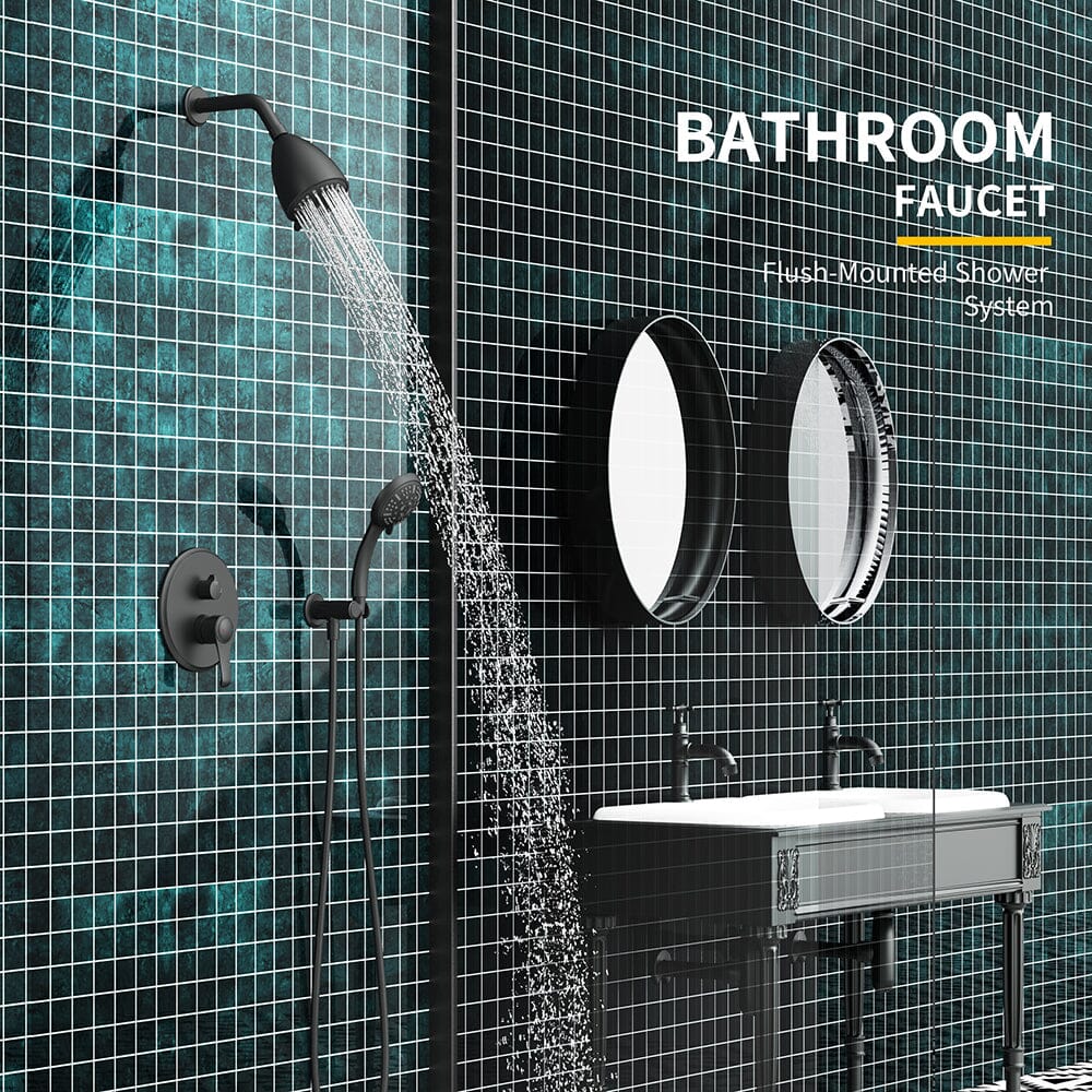 8 Spray Filtered Shower Head and Hand Shower for Small Bathroom - Image 6