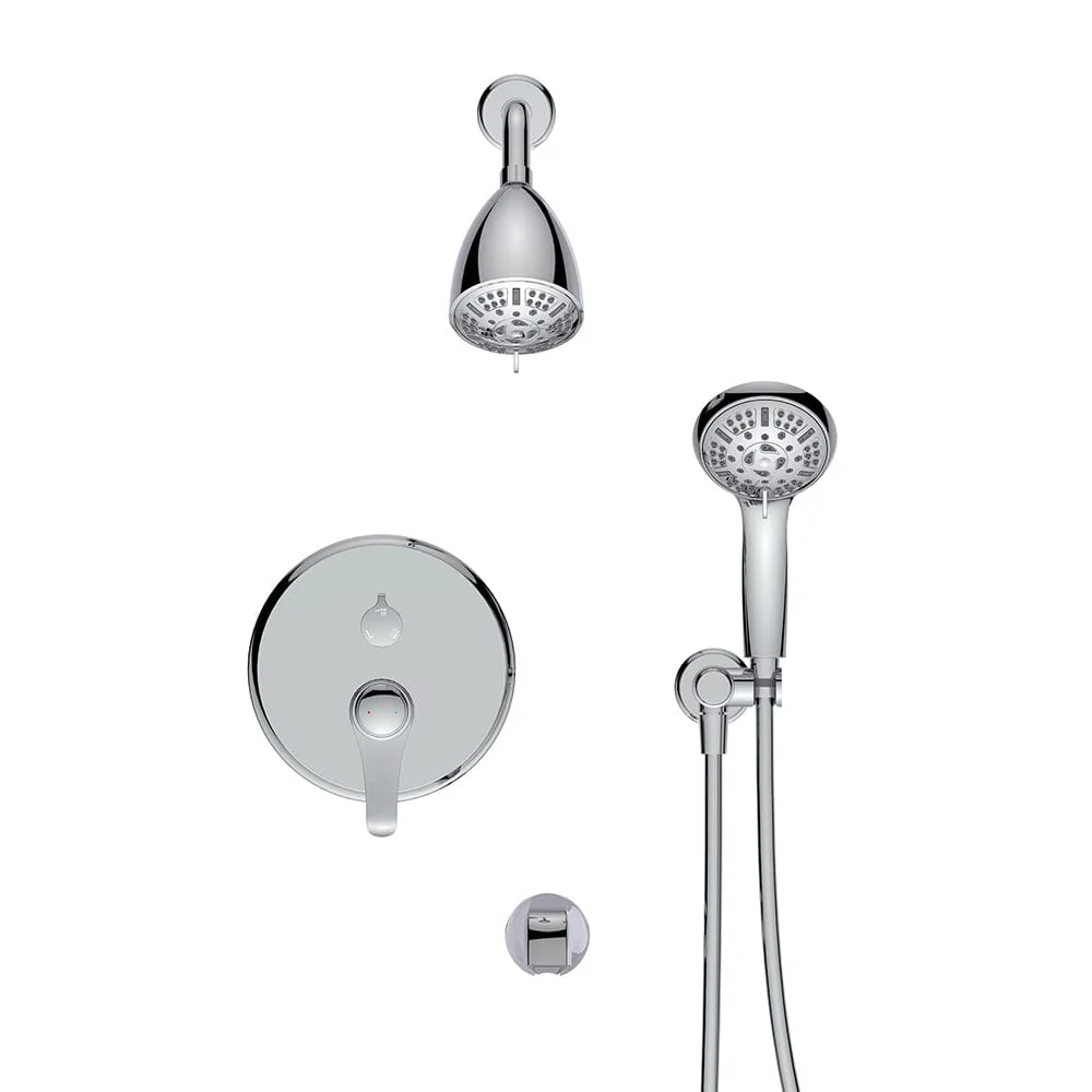 8 Spray Filtered Shower Head and Hand Shower & Tub Spout Combo Set - Image 29