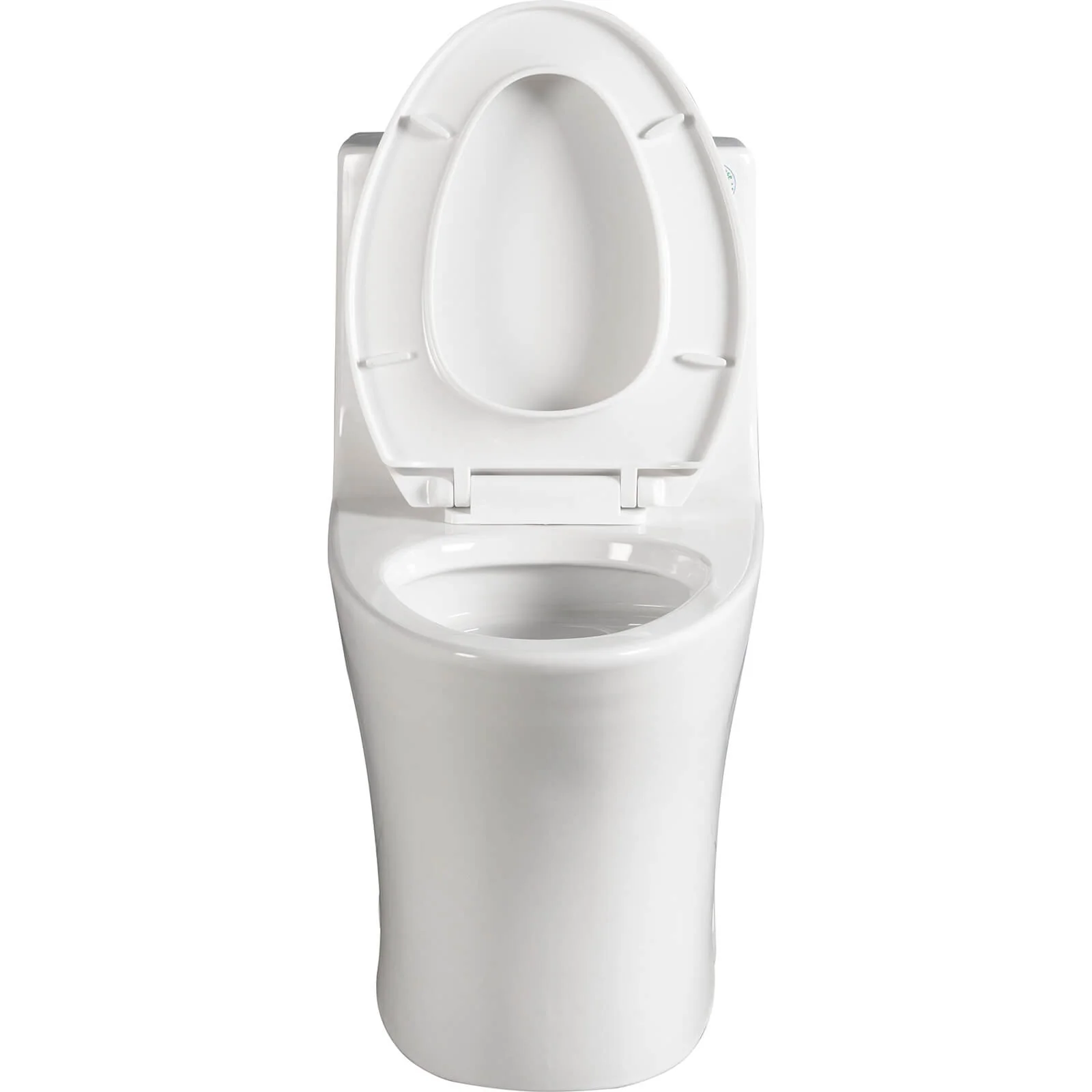 ADA Height Dual-Flush Ceramic One-Piece Toilet - Image 4