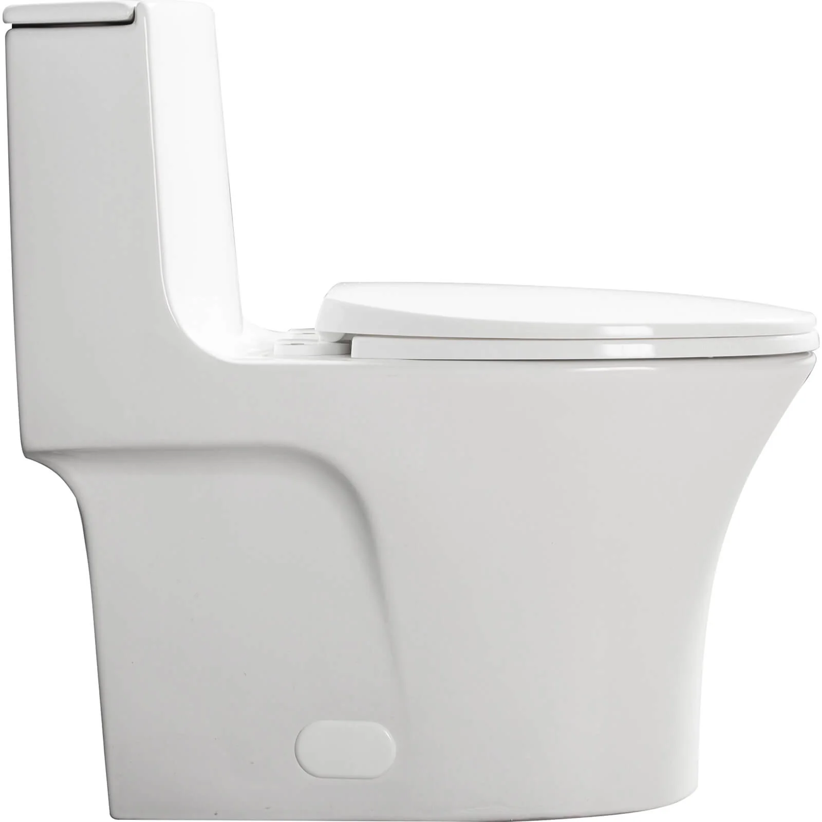 ADA Height Dual-Flush Ceramic One-Piece Toilet - Image 5