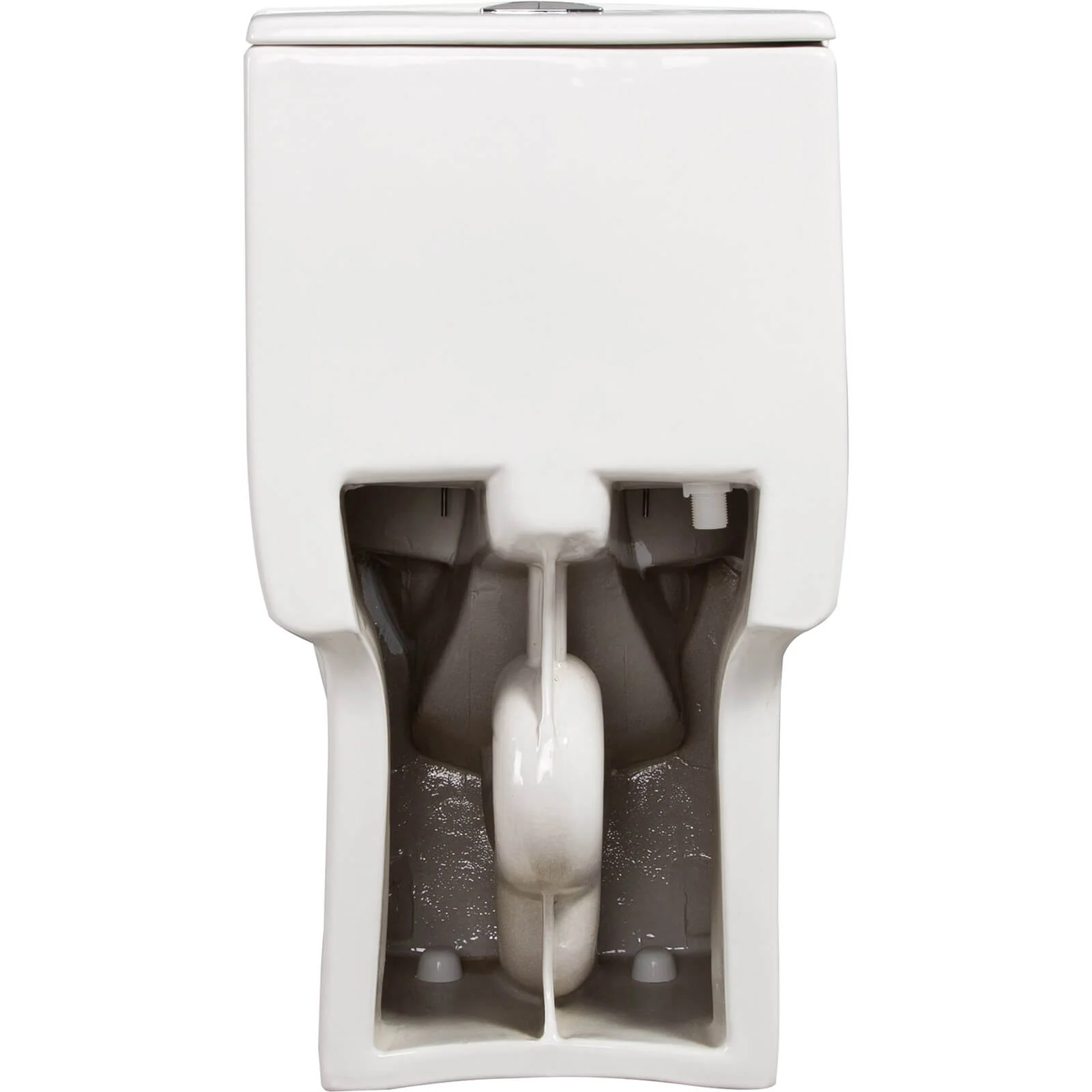 ADA Height Dual-Flush Ceramic One-Piece Toilet - Image 6