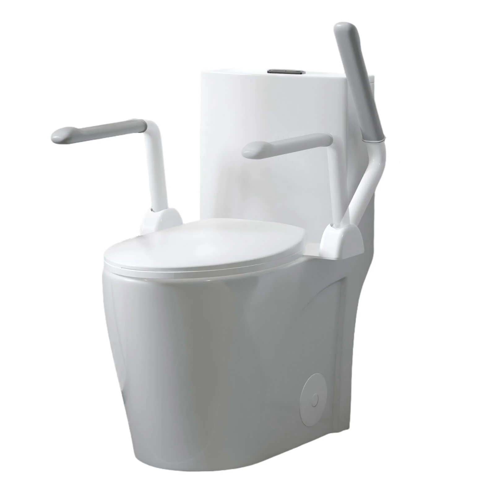 ADA Height Toilet with Anti-Slip Grab Bars - Image 11