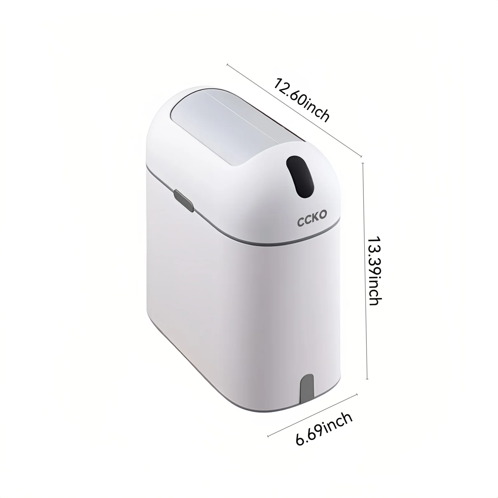 Bathroom Automatic Trash Can with Large Capacity Waste Bin - Image 6