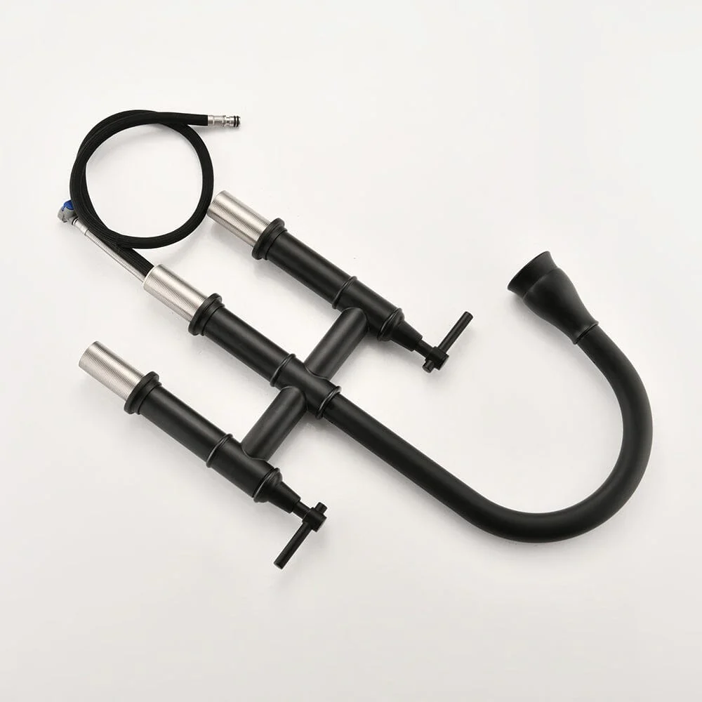 Giving Tree Bridge Kitchen Faucet with Pull-Down Sprayhead in Spot - Image 9