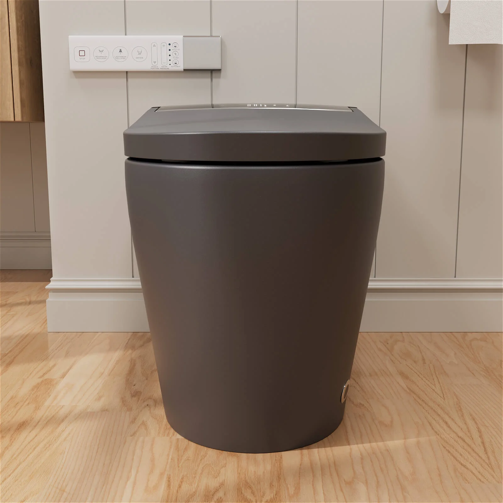 One Piece Smart Toilet with Bidet Built in, LED Night Light, Heated Seat, Warm Water - Image 13