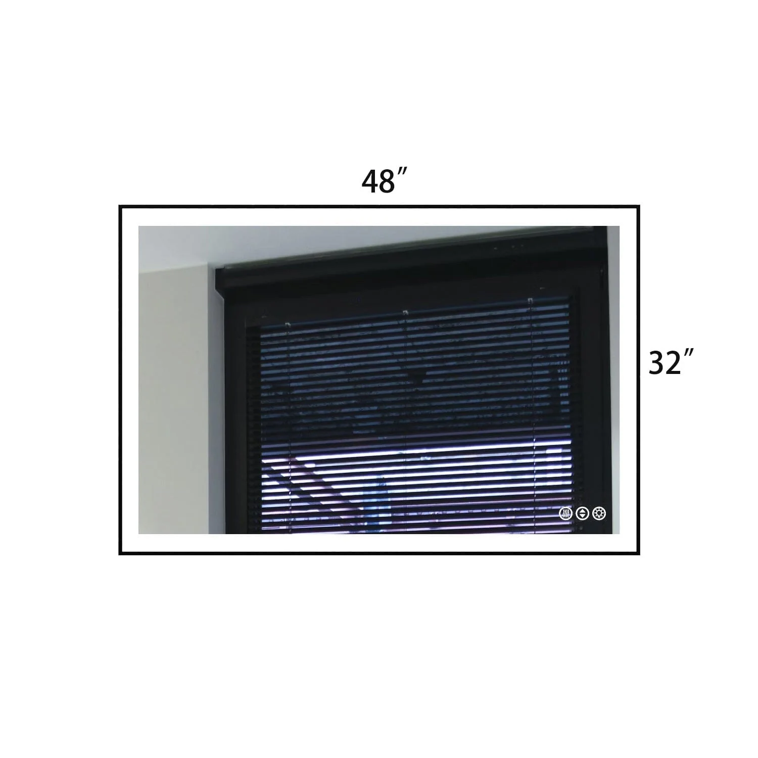 GIVING TREE 40"/48"/55" LED Bathroom Mirror with Black Frame, Anti-Fog, Shatter-Proof, Memory, 3 Colors - Image 18