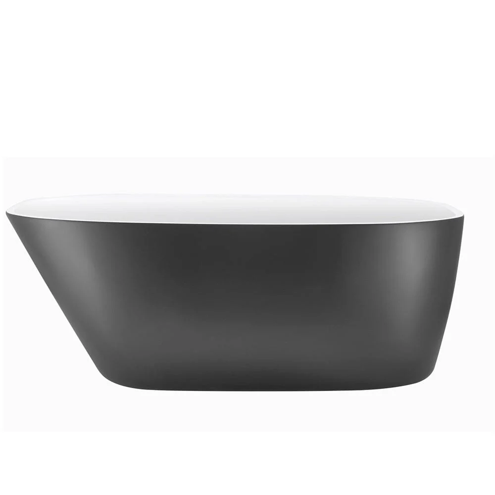 Mokleba 63" Acrylic End Drain Freestanding Tub with Pop-up Drain - Image 36