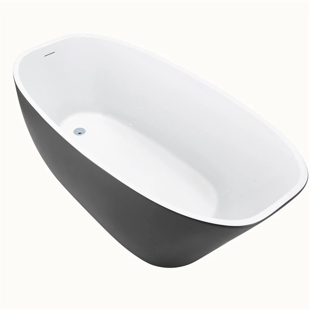 Mokleba 63" Acrylic End Drain Freestanding Tub with Pop-up Drain - Image 38