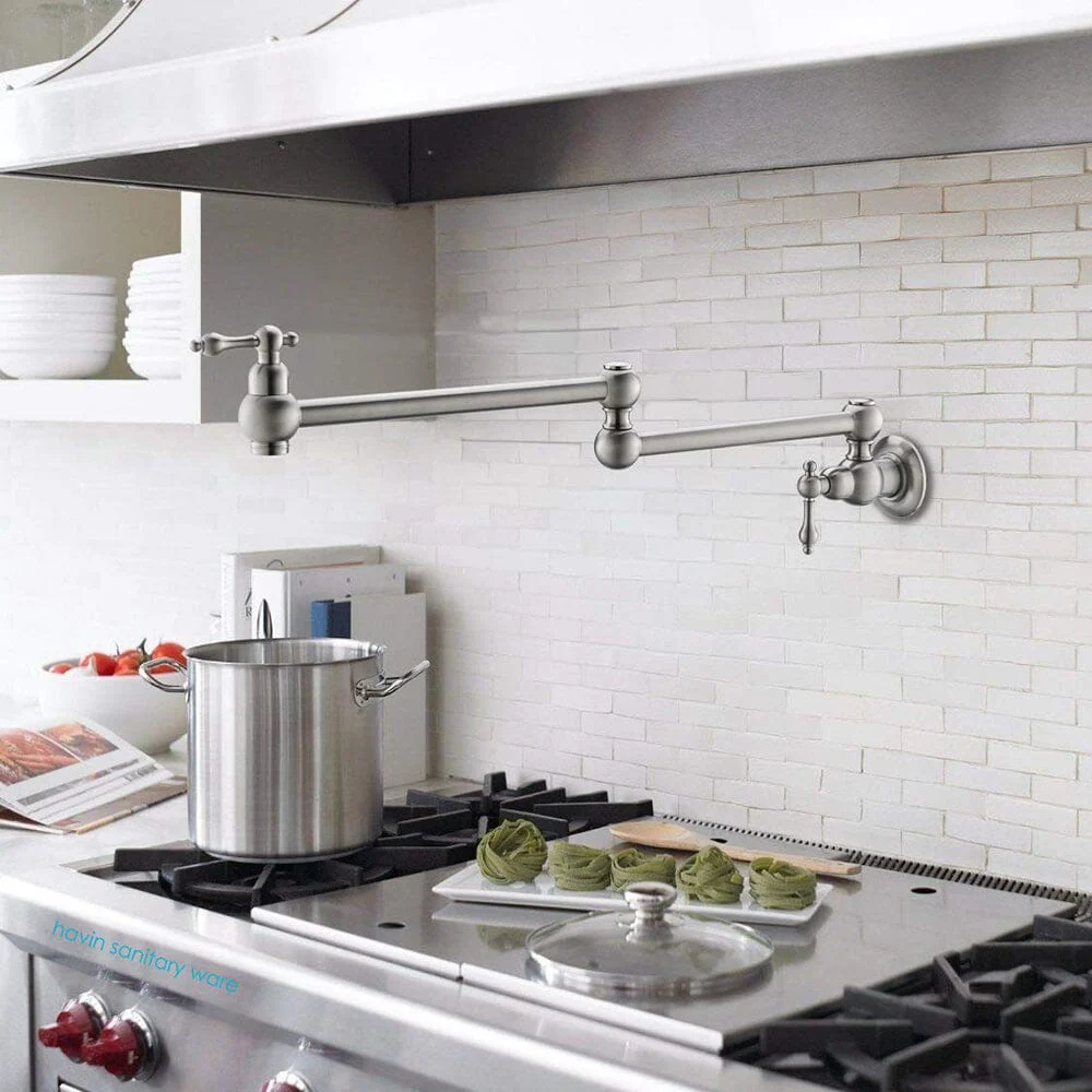 Giving Tree Wall Mounted 23'' Pot Filler Faucet Two-handle - Image 9