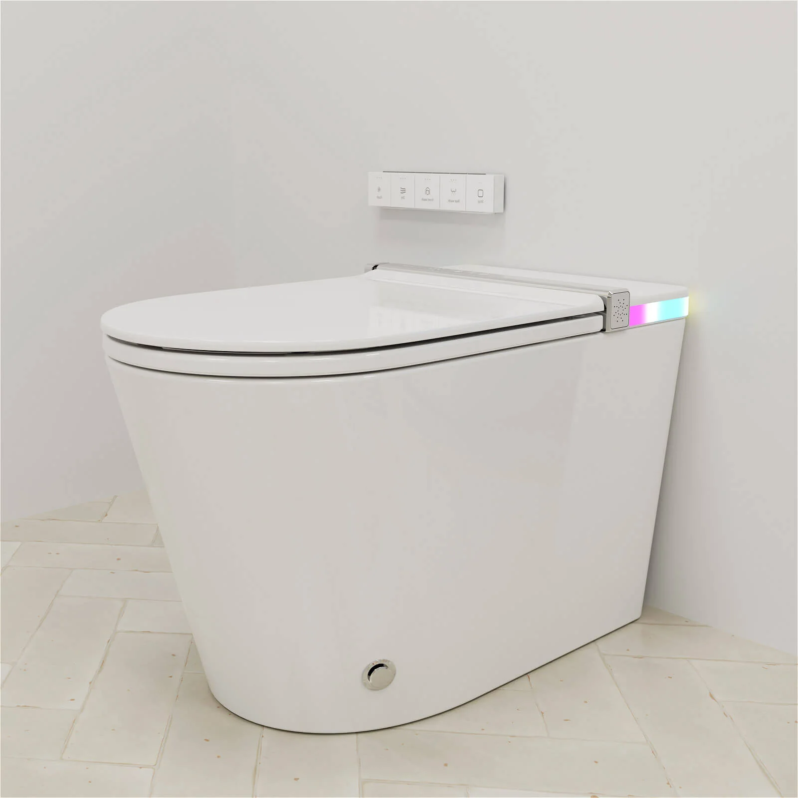 GIVINGTREE Smart Toilet with Bidet Built in, Colorful Ambient Light, Heated Seat, Automatic Flush - Image 3