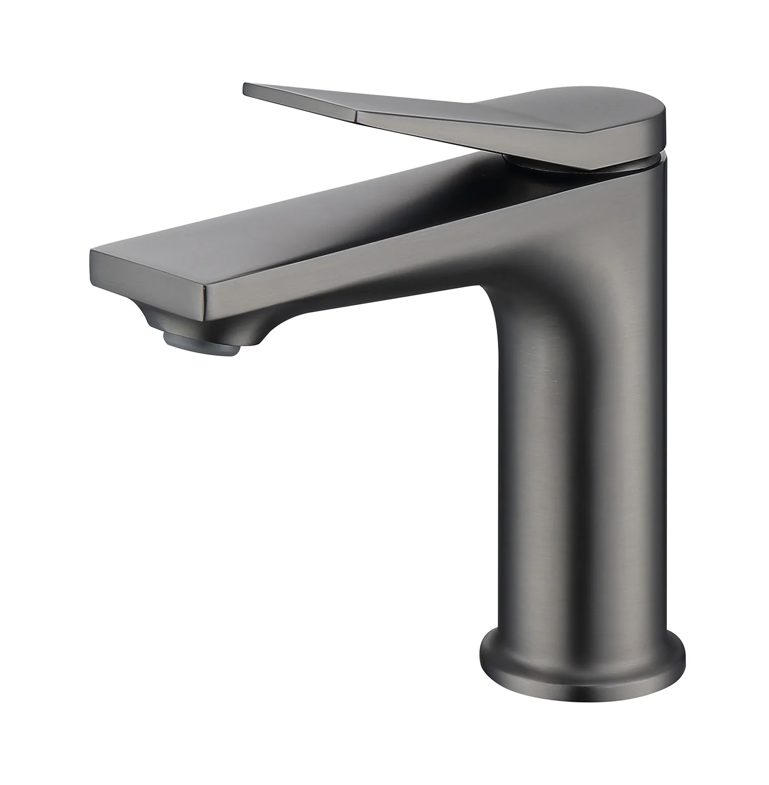 Gray Single Hole Single Handle Bathroom Faucet, Zinc Material & Chrome Finish - Image 5