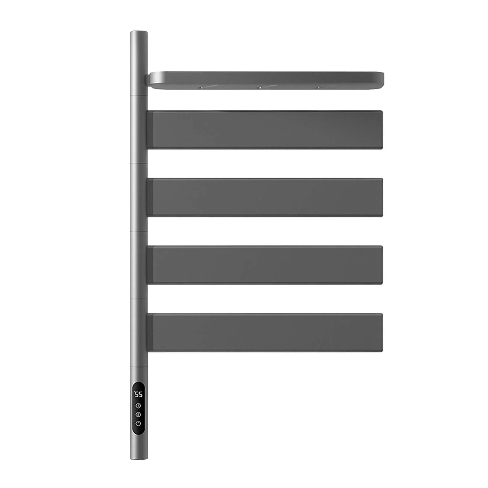 Gray Smart Towel Warmer with Timer Function - Image 10
