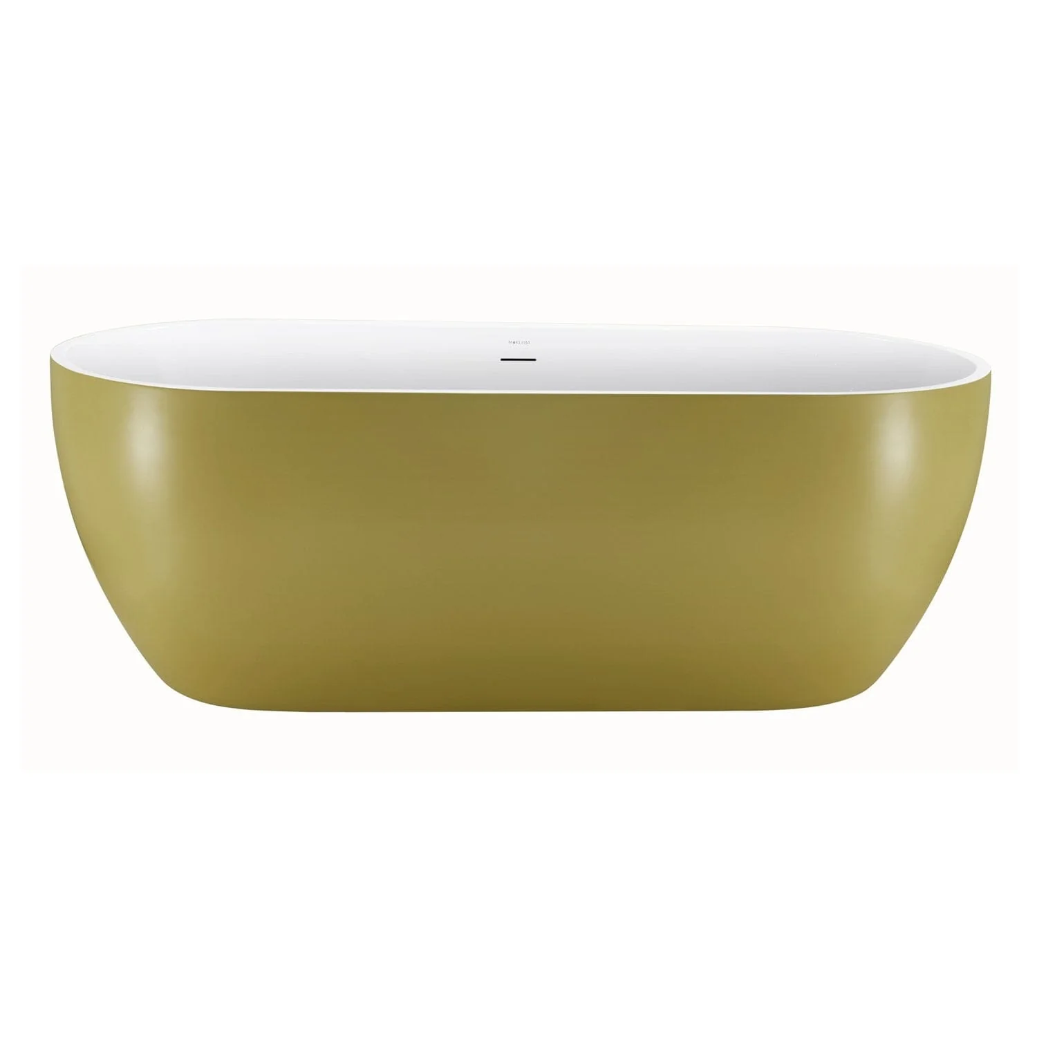 Mokleba 65'' Acrylic Oval Freestanding Soaking Bathtub with Drain - Image 25