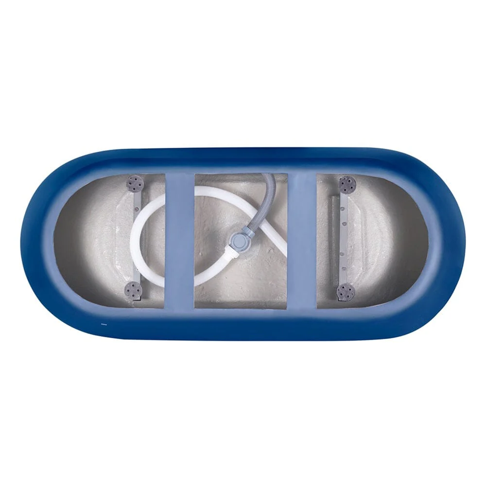 Mokleba 65'' Acrylic Oval Freestanding Soaking Bathtub with Drain - Image 33