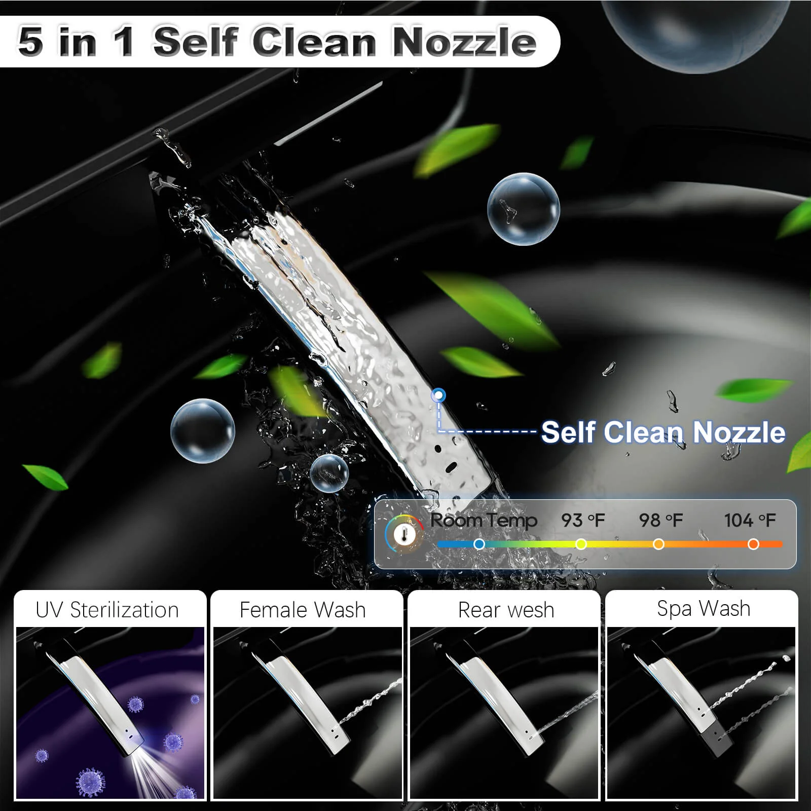 Modern Egg-Shaped Floor Mounted Smart Toilet with Built-in Water Tank - Image 22