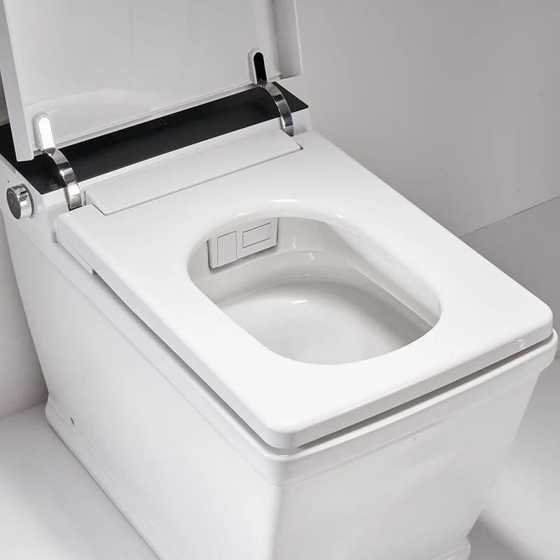 Modern Floor Mounted Square Smart Toilet with Remote Control and Automatic Cover - Image 14