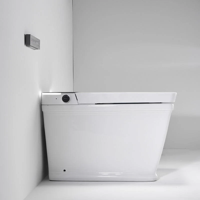 Modern Floor Mounted Square Smart Toilet with Remote Control and Automatic Cover - Image 9
