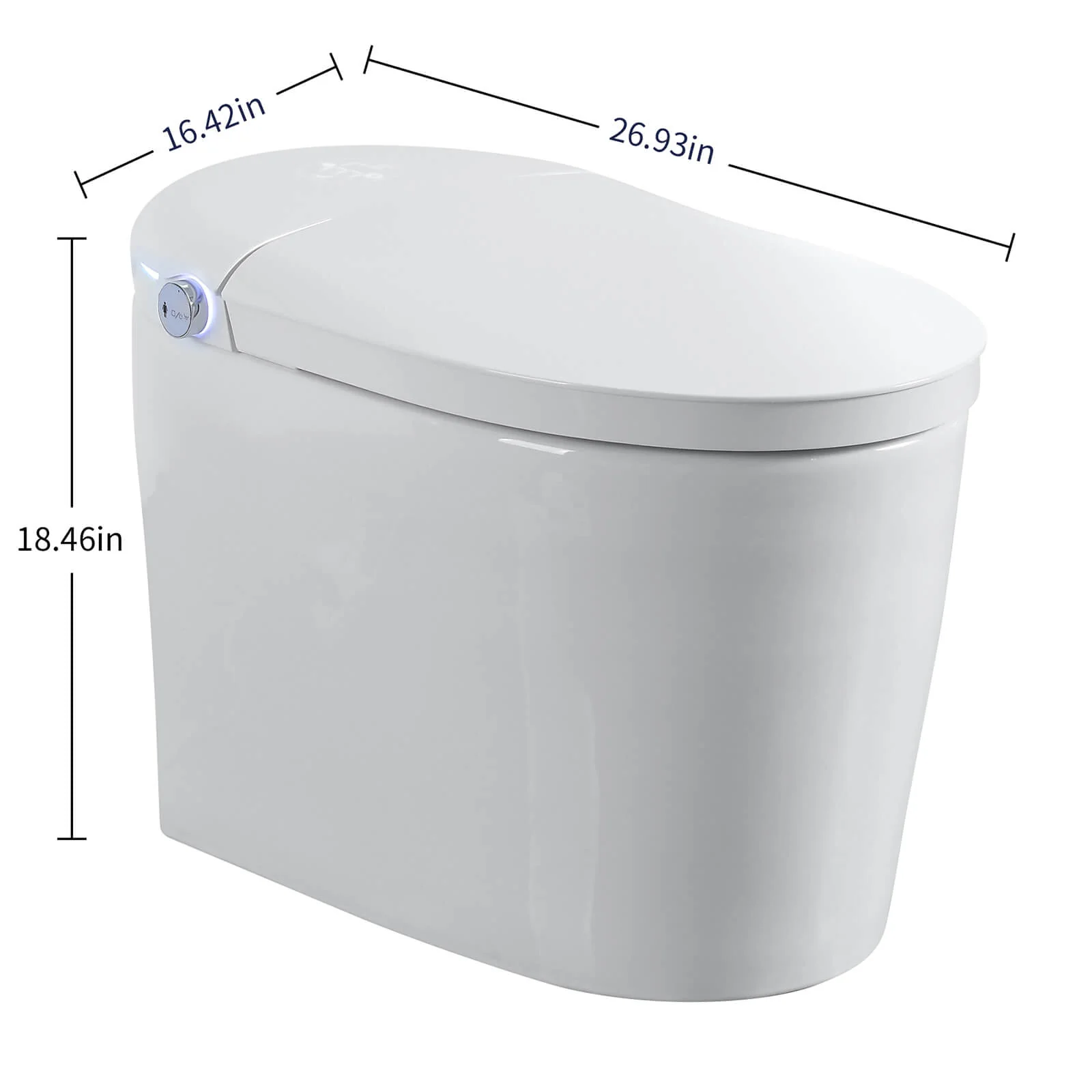 Modern Full-Function Smart Toilet with Advanced Bidet System - Image 14
