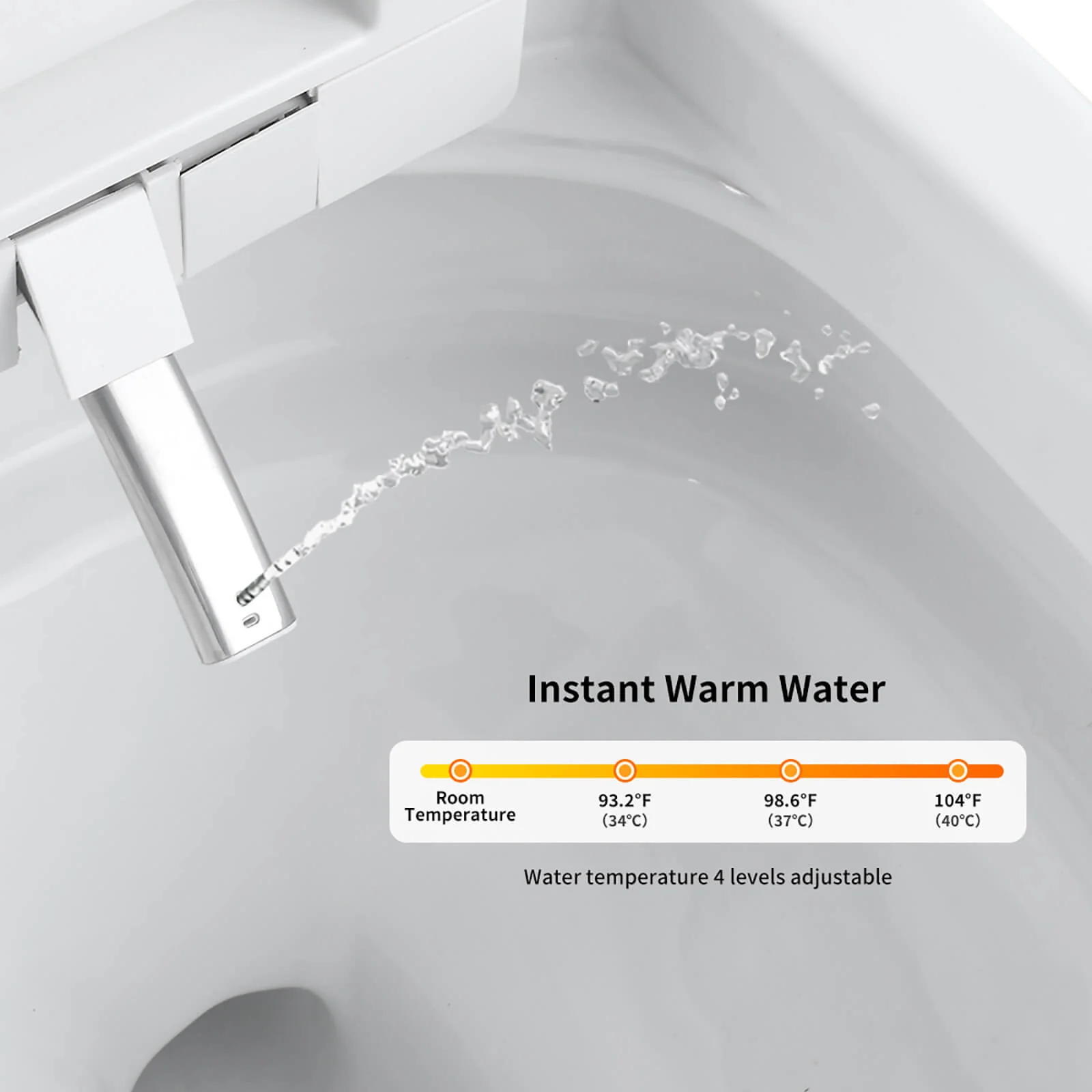 Modern Full-Function Smart Toilet with Advanced Bidet System - Image 4