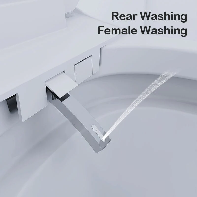 Modern White Egg-Shaped Smart Toilet with Remote Control - Image 5