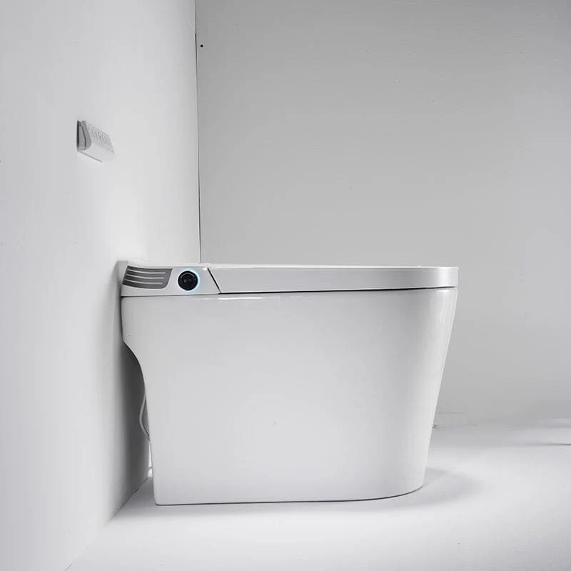 Modern Smart Bidet Toilet with LED Light, Heated Seat, Automatic Flush Tankless - Image 11