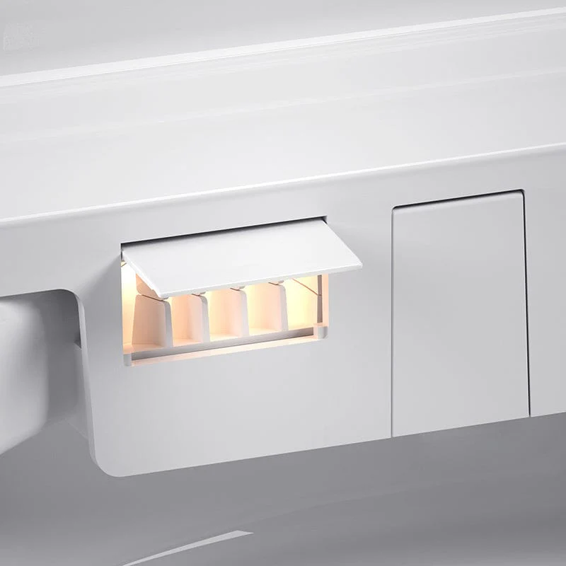 Modern Smart Bidet Toilet with LED Light, Heated Seat, Automatic Flush Tankless - Image 14