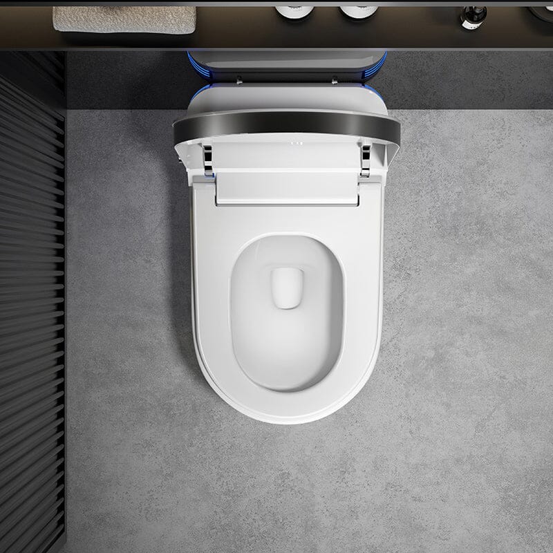 Modern Smart Bidet Toilet with LED Light, Heated Seat, Automatic Flush Tankless - Image 21